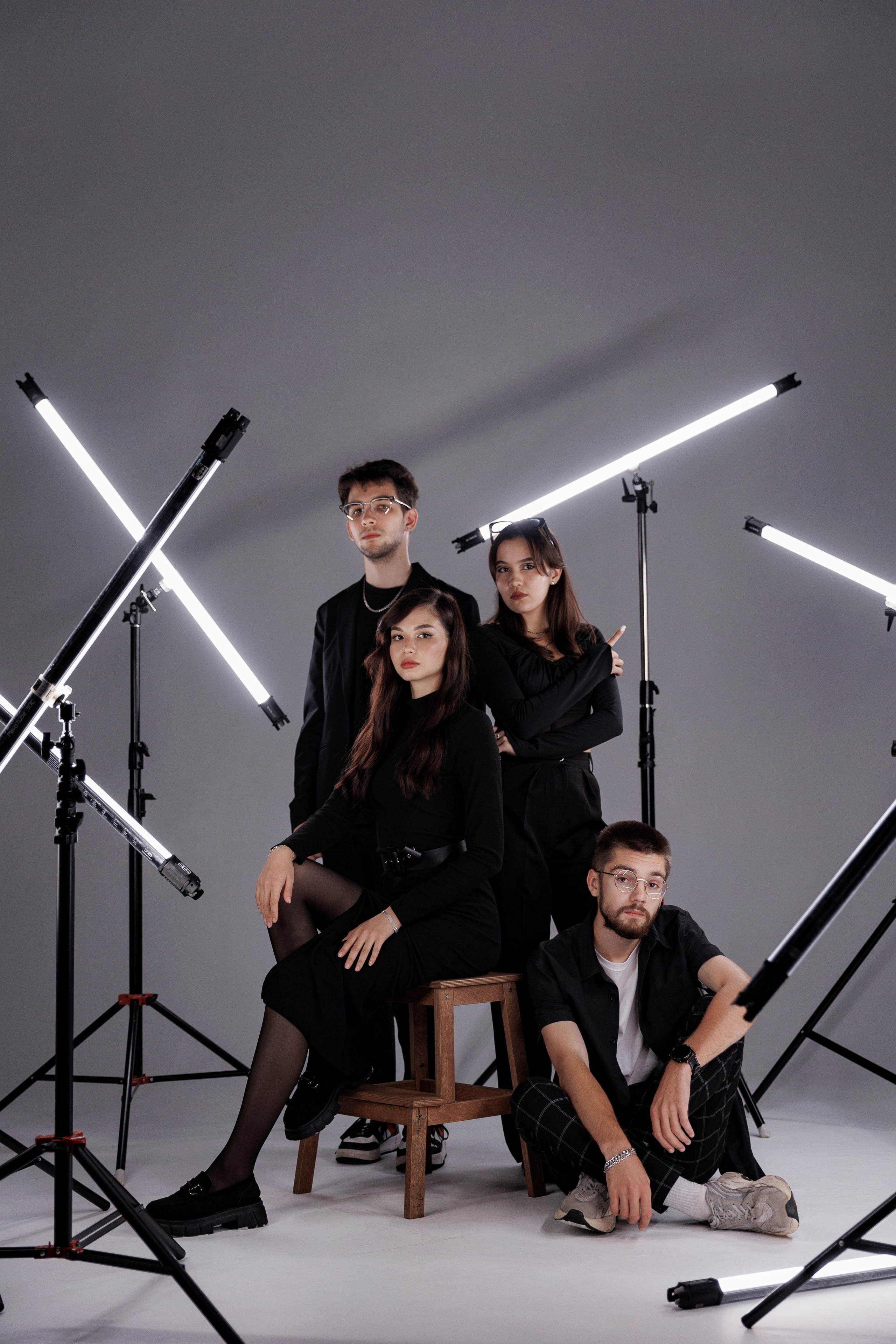 Неоновая съемка в студии Окла. Выпускные альбомы и фотокниги в Уфе и РБ