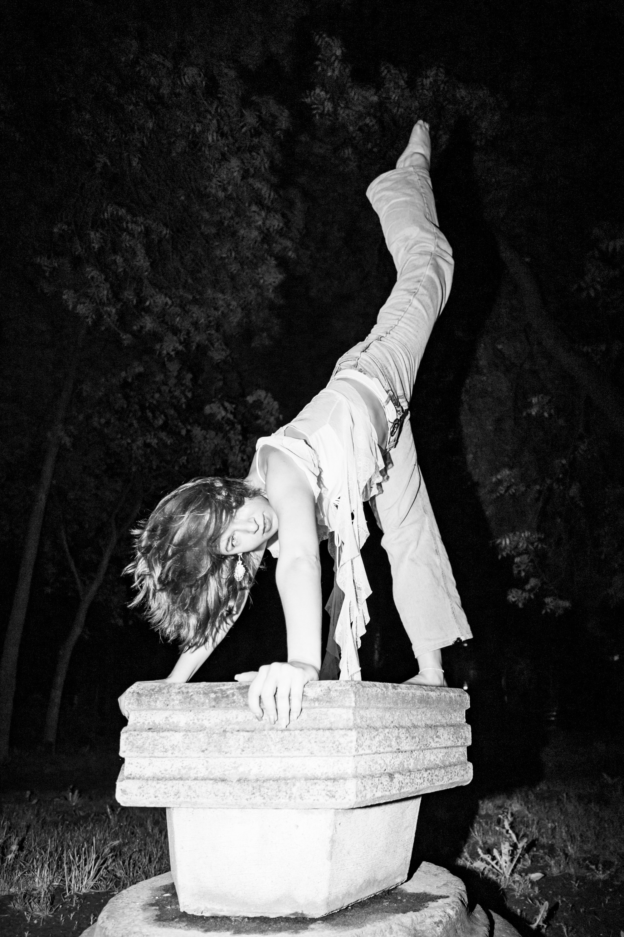 Танец в ночном городе. Арт-фотограф Кристина Каширская