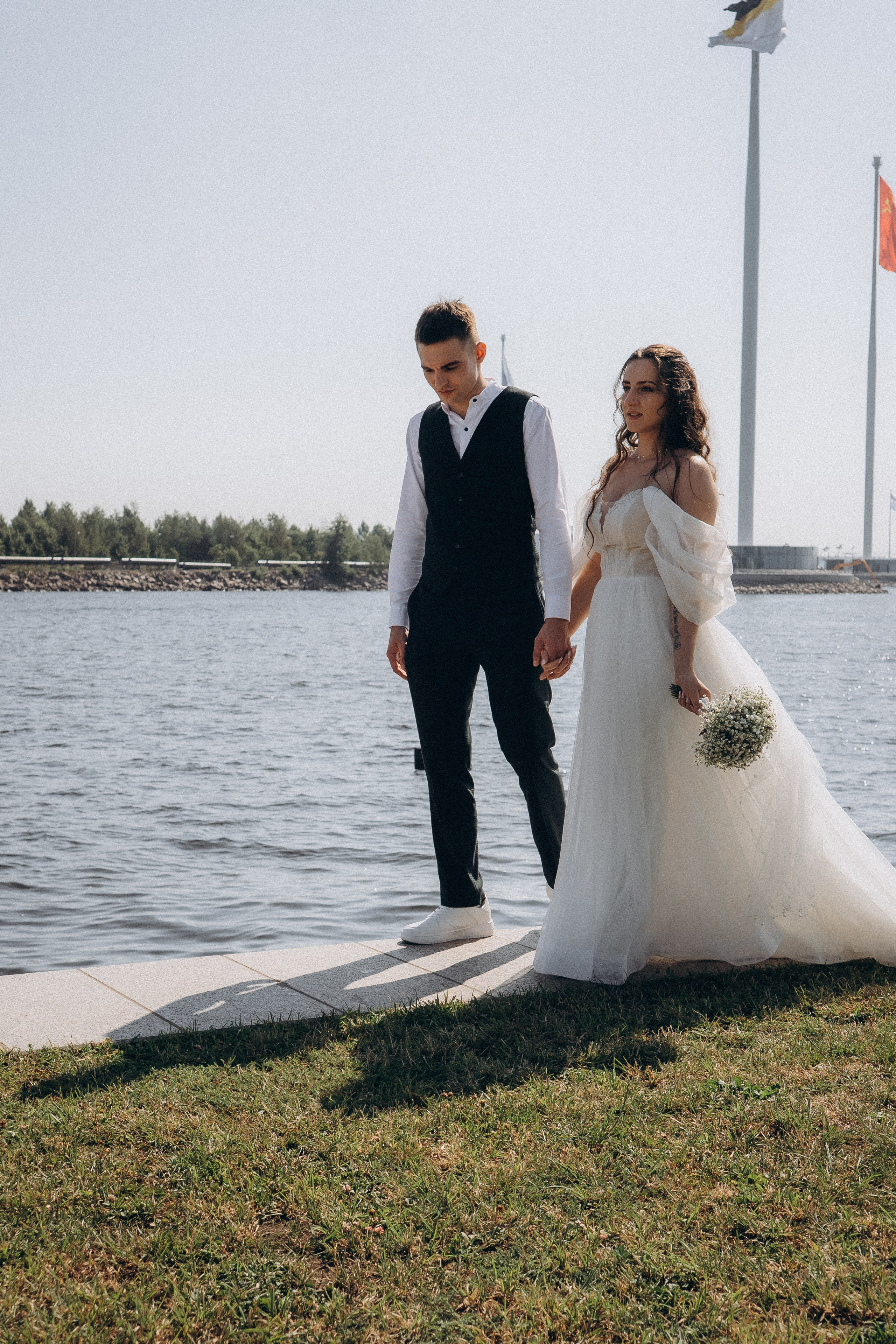 СВАДЕБНАЯ СЬЕМК В ПАРКЕ 300-ЛЕТИЯ. Профессиональный фотограф, Санкт-Петербург — Виктория Богомолова