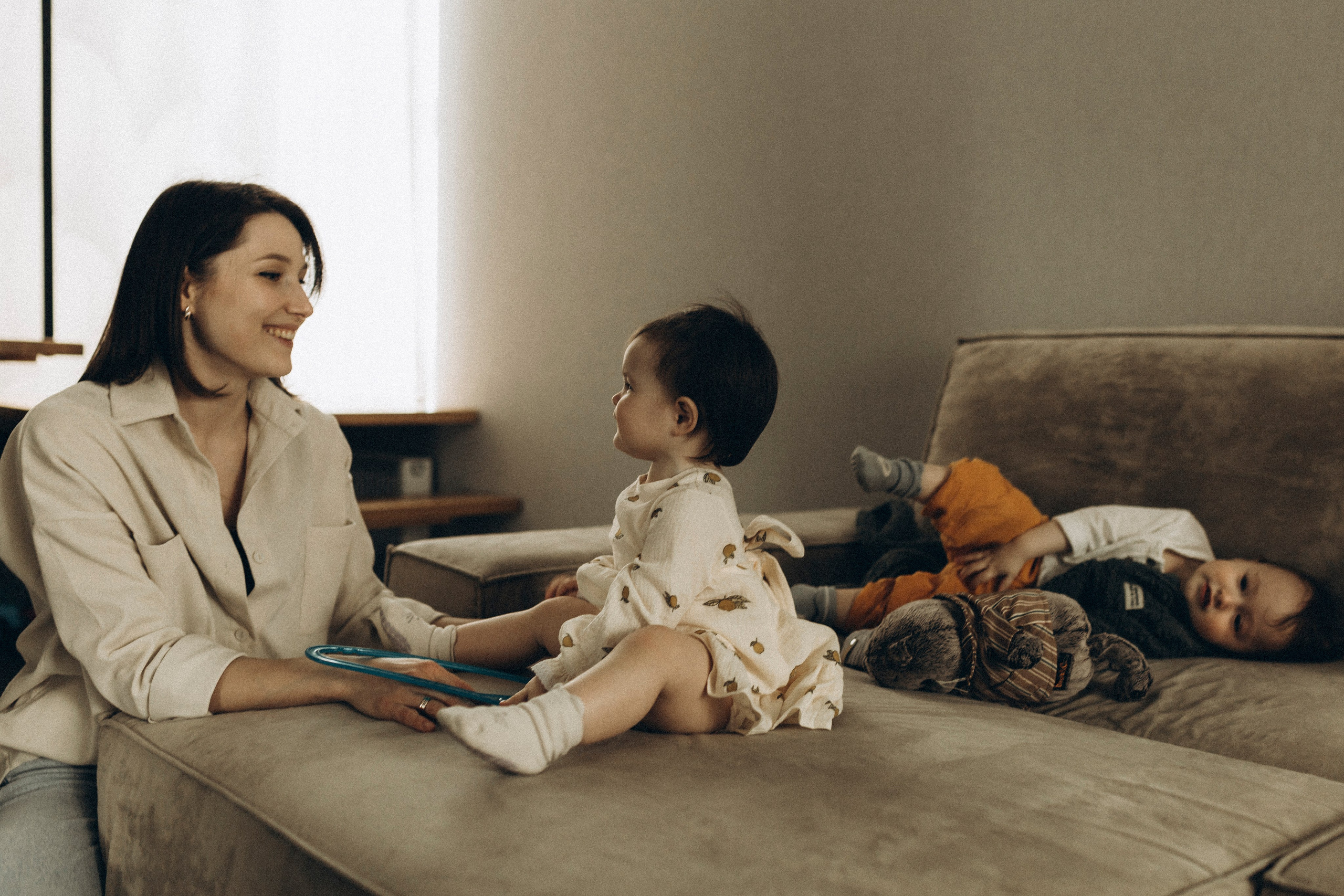 Домашняя семейная фотосессия. Семейный и детский фотограф в Рязани Васюгова Мария