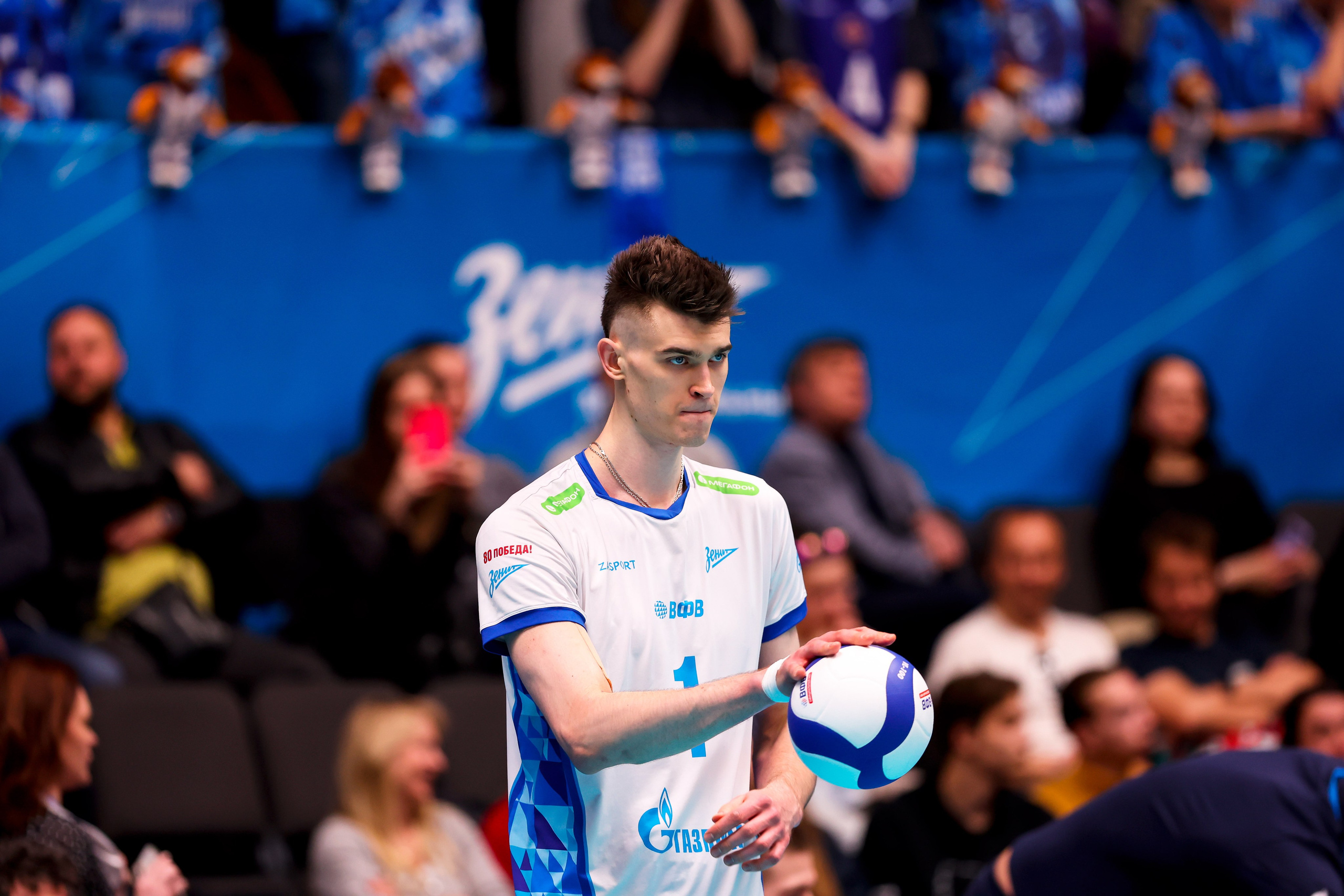 ВК Зенит — ВК Белогорье 08.04.2025. Спортивный и репортажный фотограф Антон Тереханов