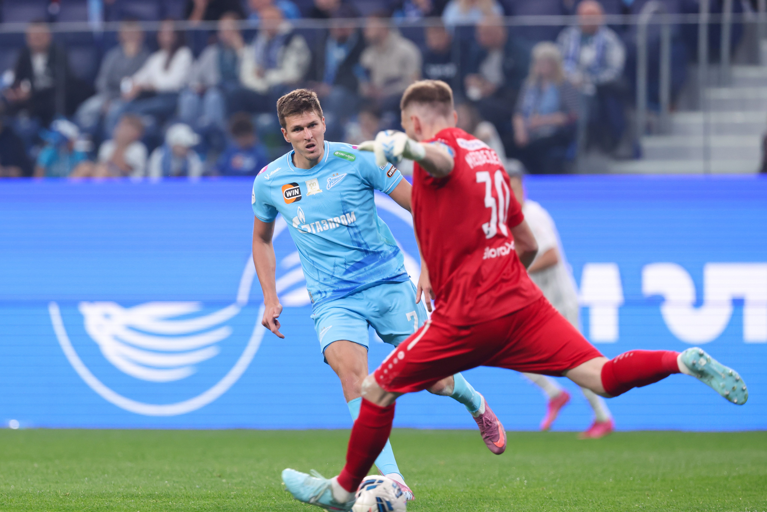 ФК «Зенит» — ФК «Пари НН» 30.08.2025. Спортивный и репортажный фотограф Антон Тереханов