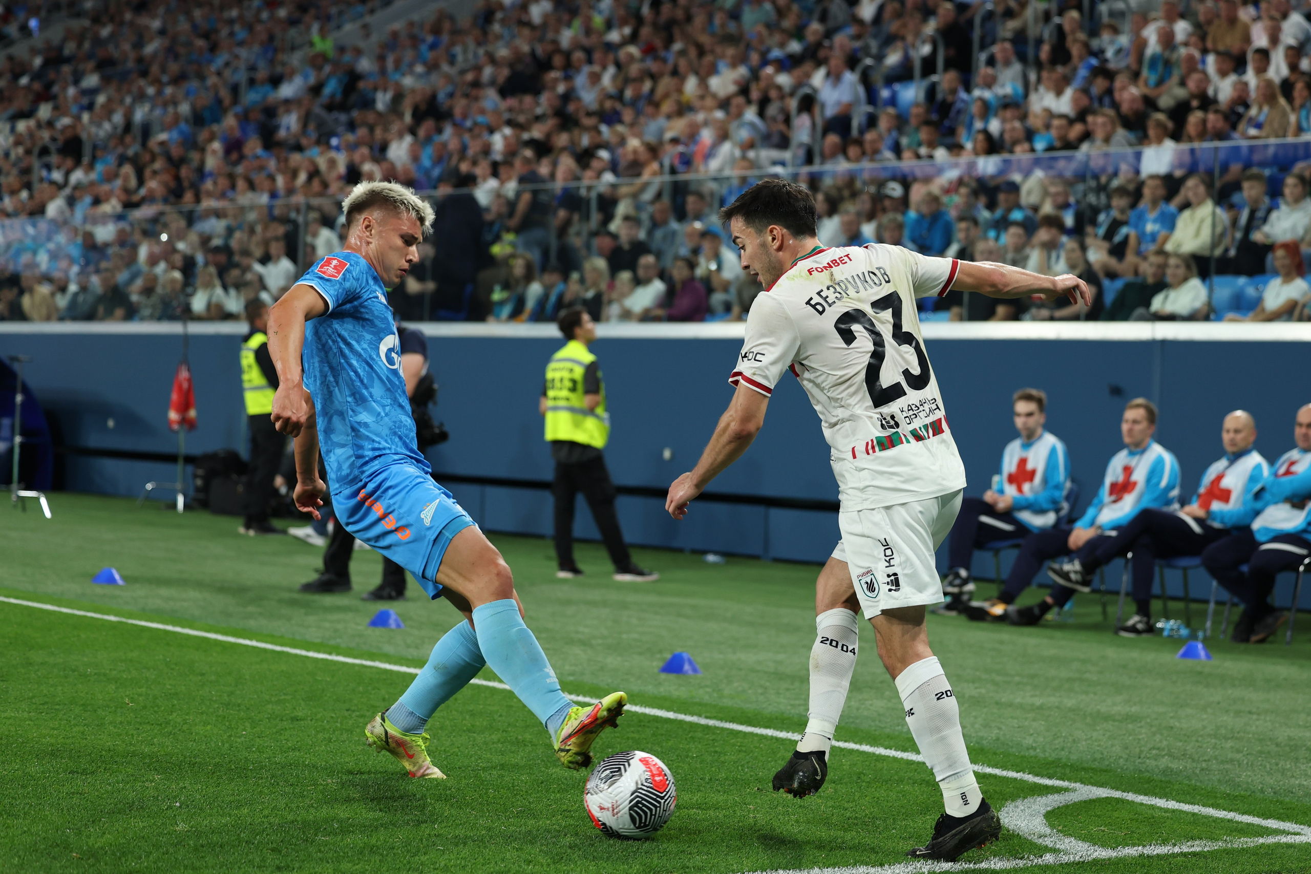 Зенит-Рубин Кубок России по футболу 2024/25 17.09.2024. Спортивный и репортажный фотограф Антон Тереханов