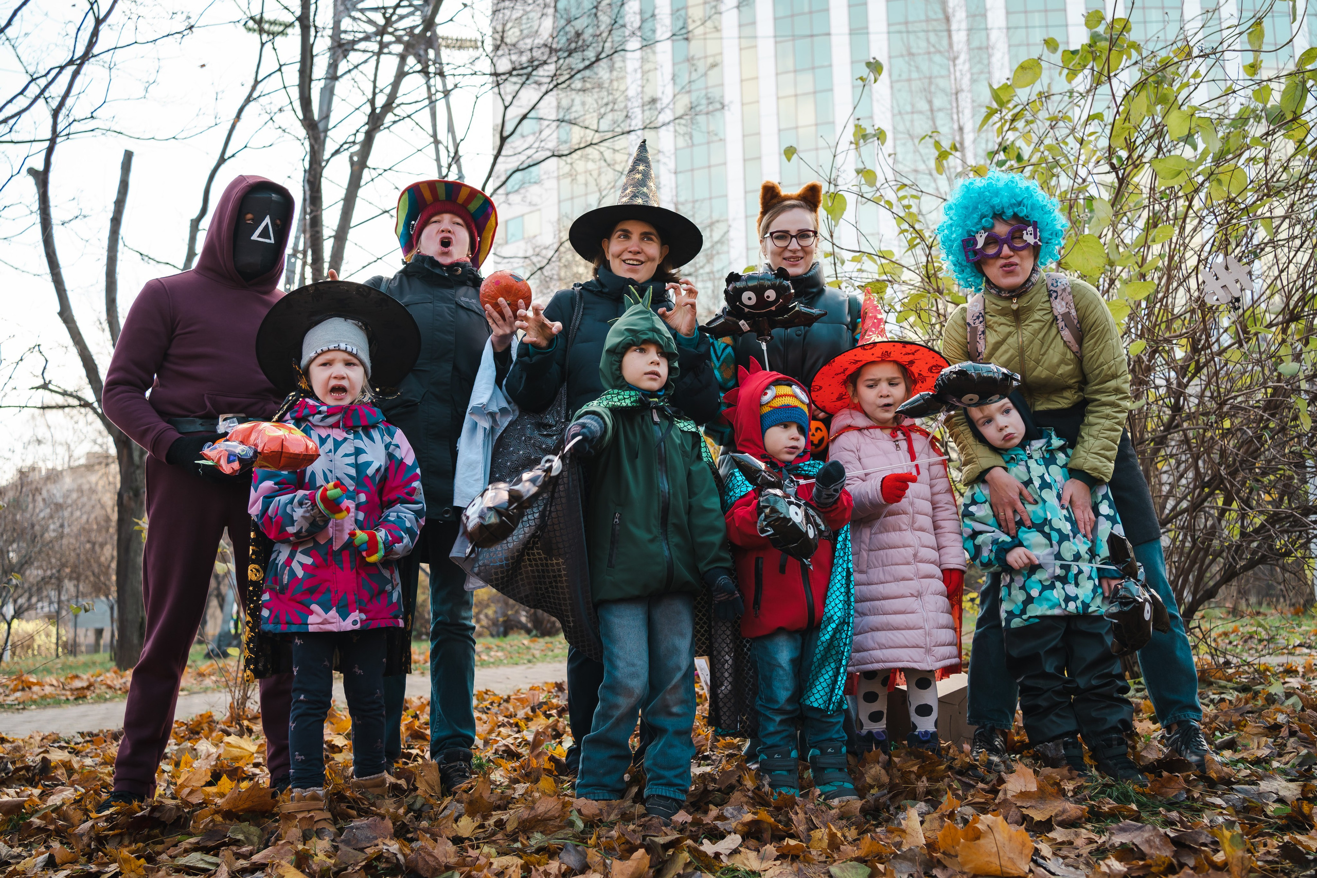 Хэллоуин с «Мамами ВДНХ». Семейный фотограф Варвара Сорока в городе Москве