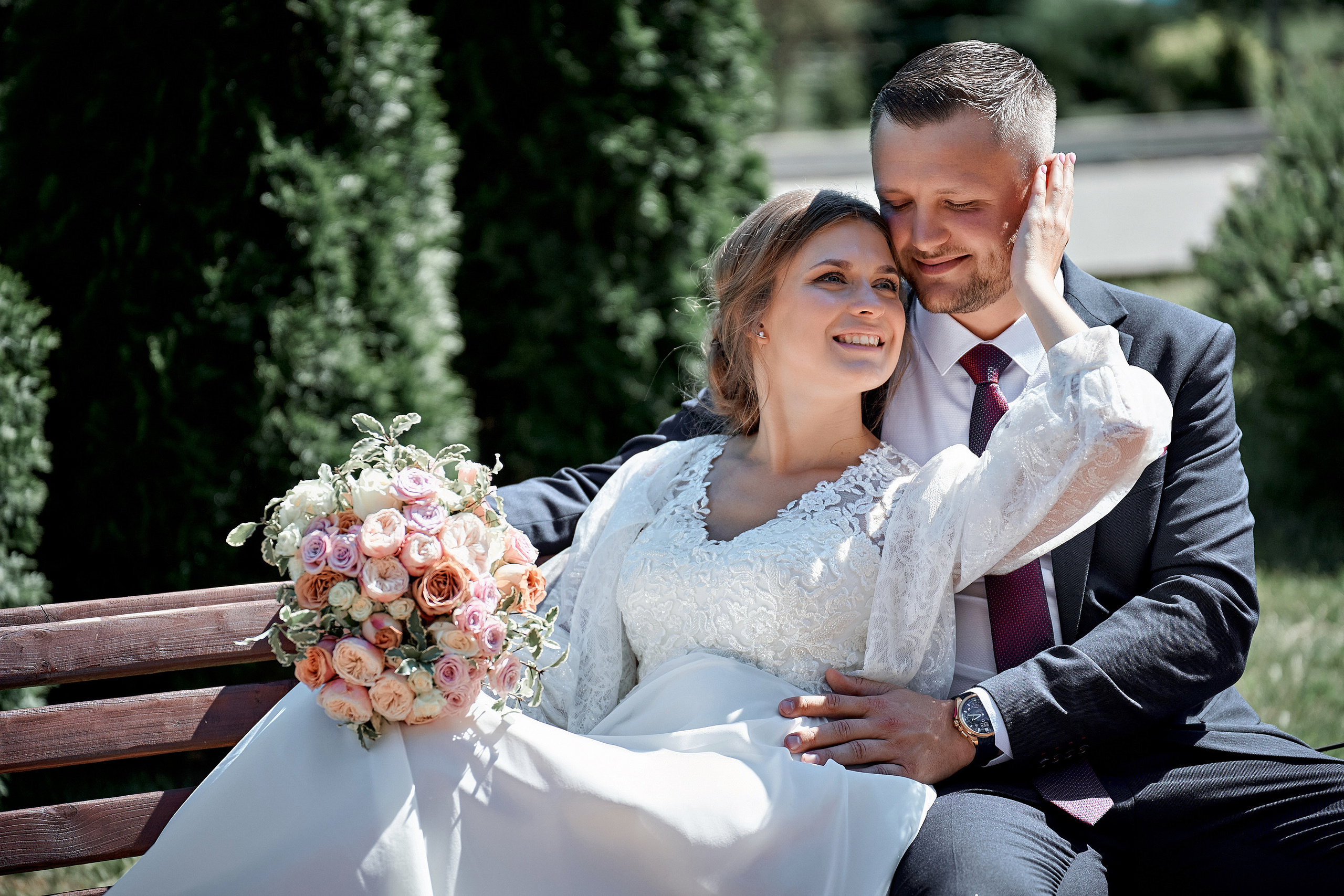 Свадьба Дмитрия и Людмилы. Парк Орловский. Фотограф Меняйло Евгений. Свадьба. Портрет. Репортаж. Семья. Контент