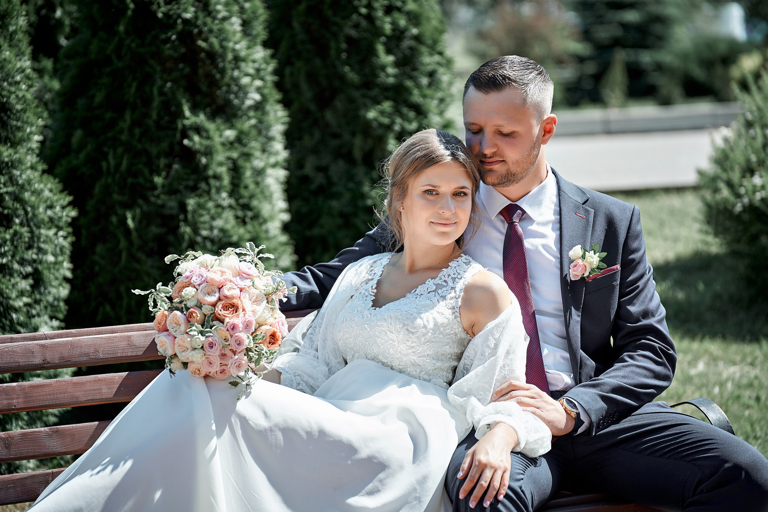 Свадьба Дмитрия и Людмилы. Парк Орловский. Фотограф Меняйло Евгений. Свадьба. Портрет. Репортаж. Семья. Контент