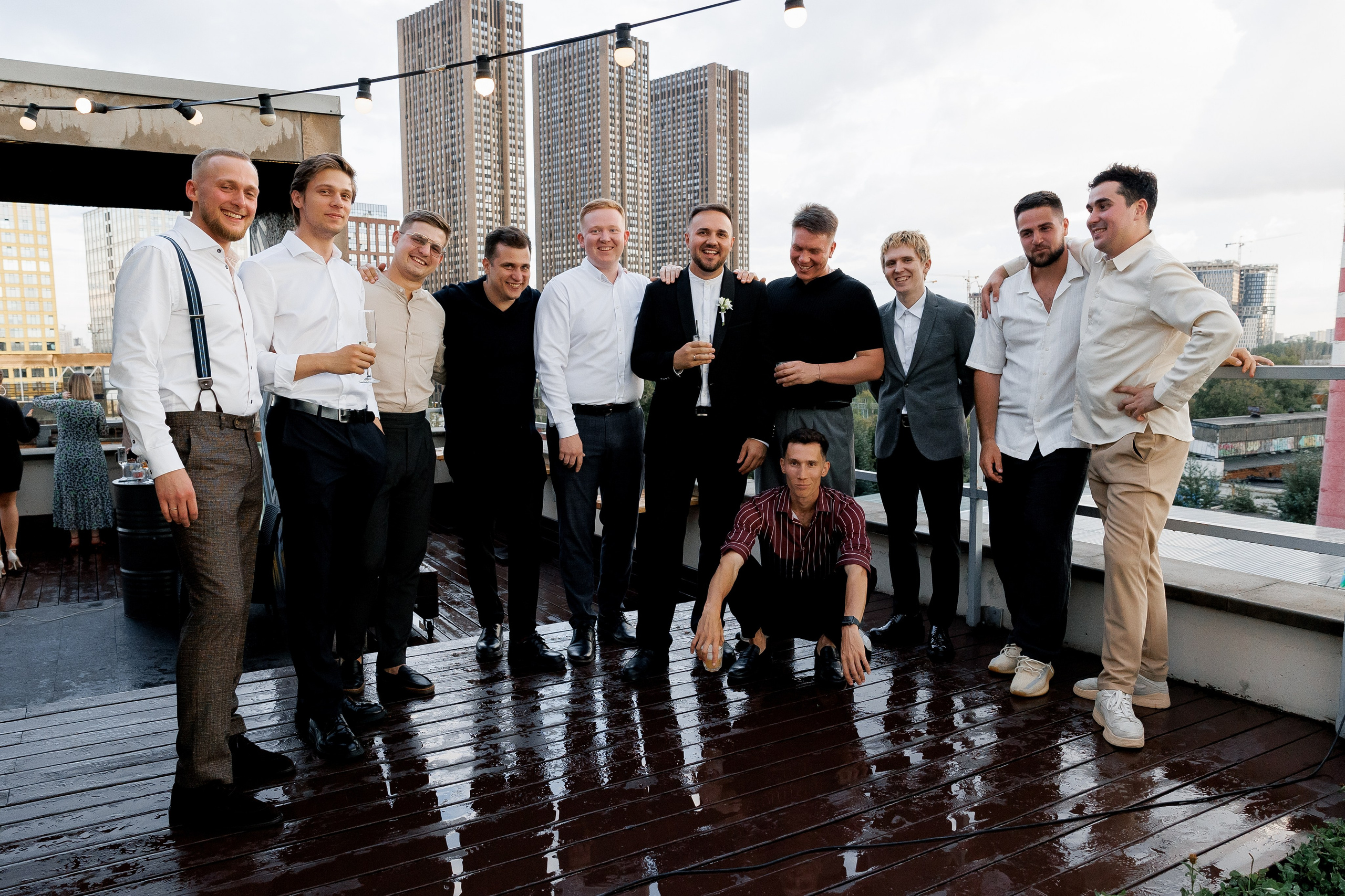 Свадебная вечеринка лофт Телескоп. Свадебный фотограф Домодедово Москва Катерина Алехина