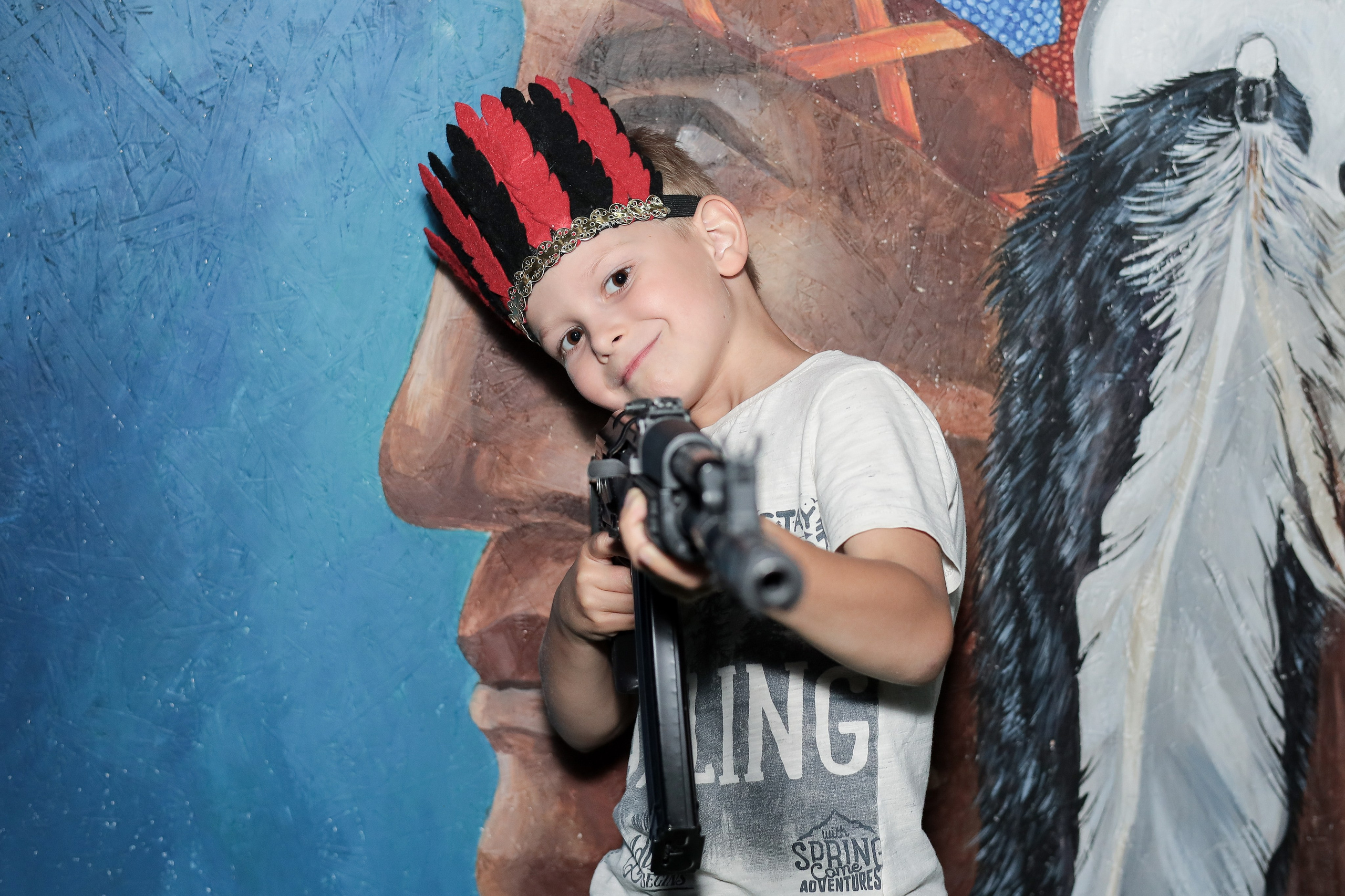 День рождение в стрелковом клубе. Фотограф Надршина Лилия