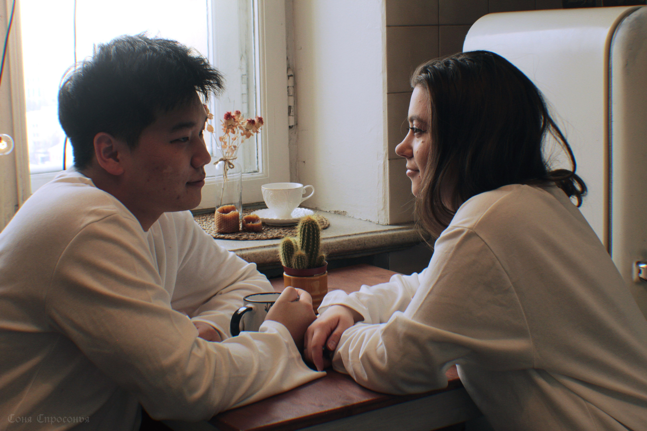 Лавстори Полина и Жора. Концертный и портретный фотограф в Москве Соня Спросонья