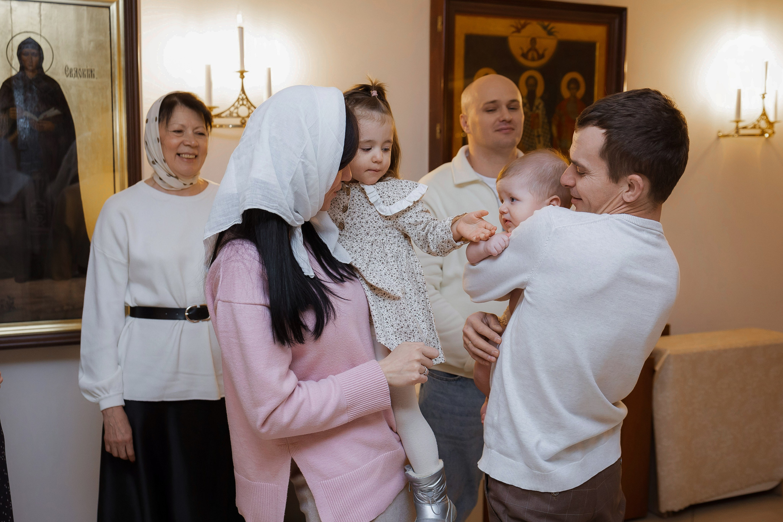 Крещение Андрея. Семейный и детский фотограф в Москве Александра Мак