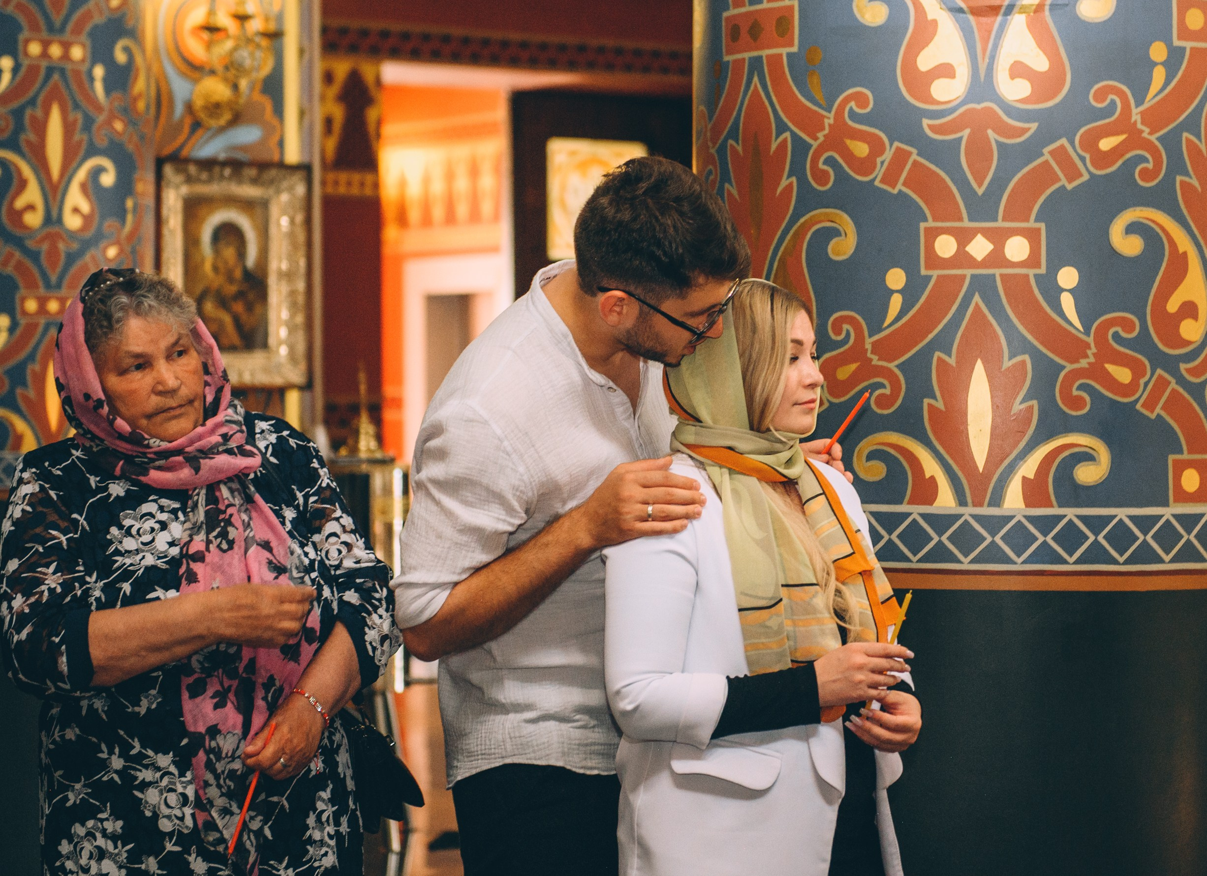 Крещение в храме Нерукотворного Образа Христа Спасителя. Свадебный и семейный фотограф София Невская