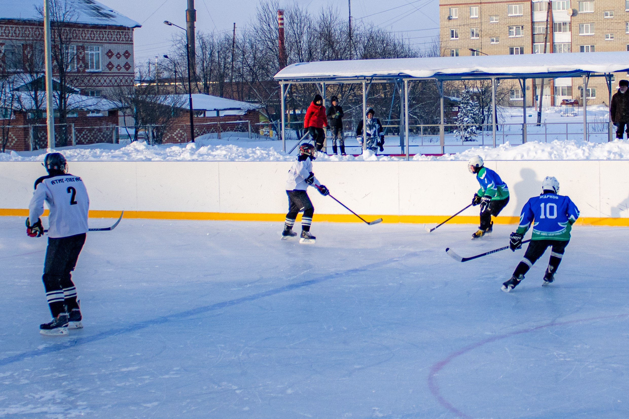 Хоккей г.п Атиг-г.п Дружинино
