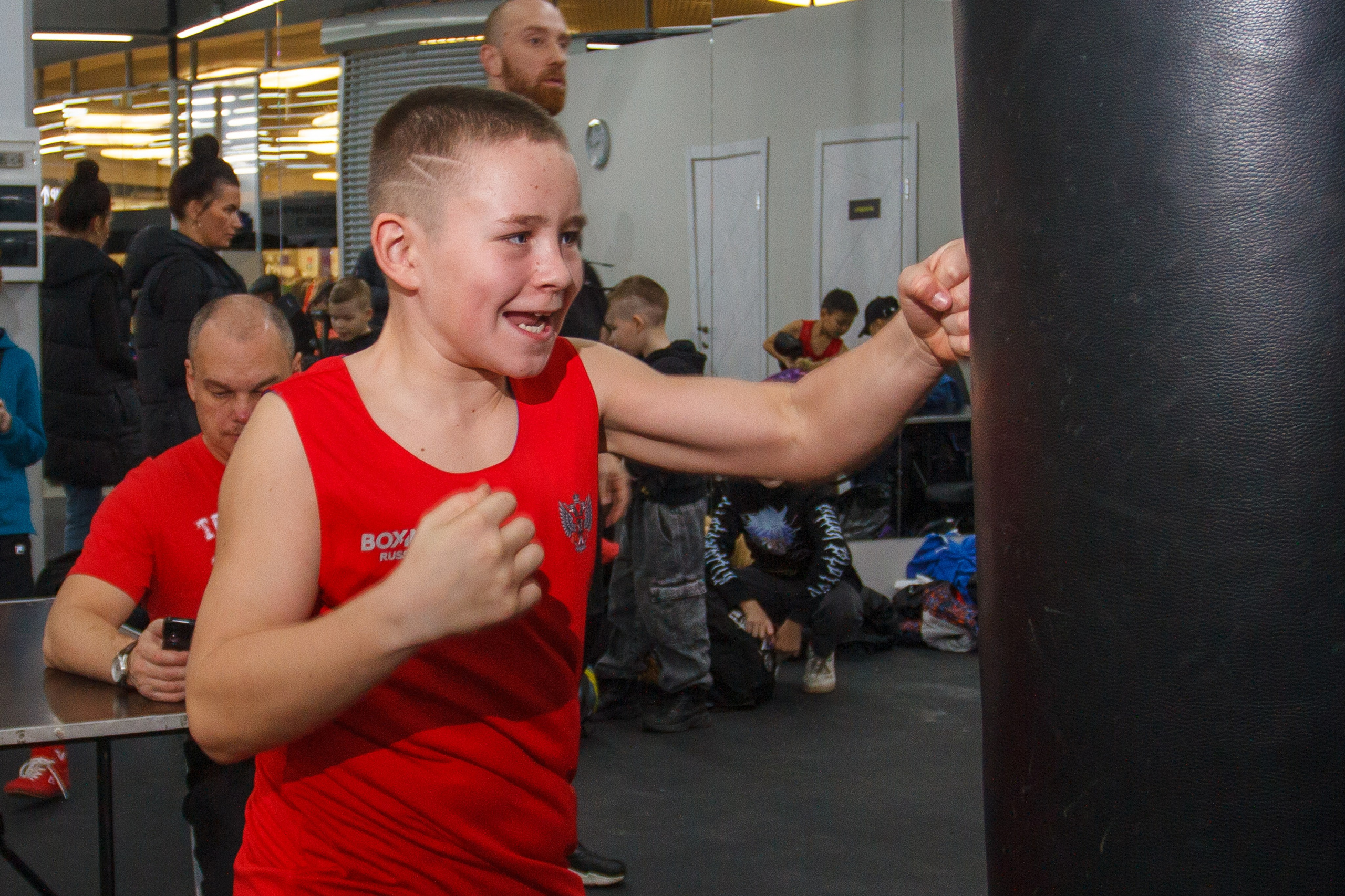 Открытый ринг «кубок ООО «ТЭК НеваСпецТяж». Фотограф Александр Заломаев