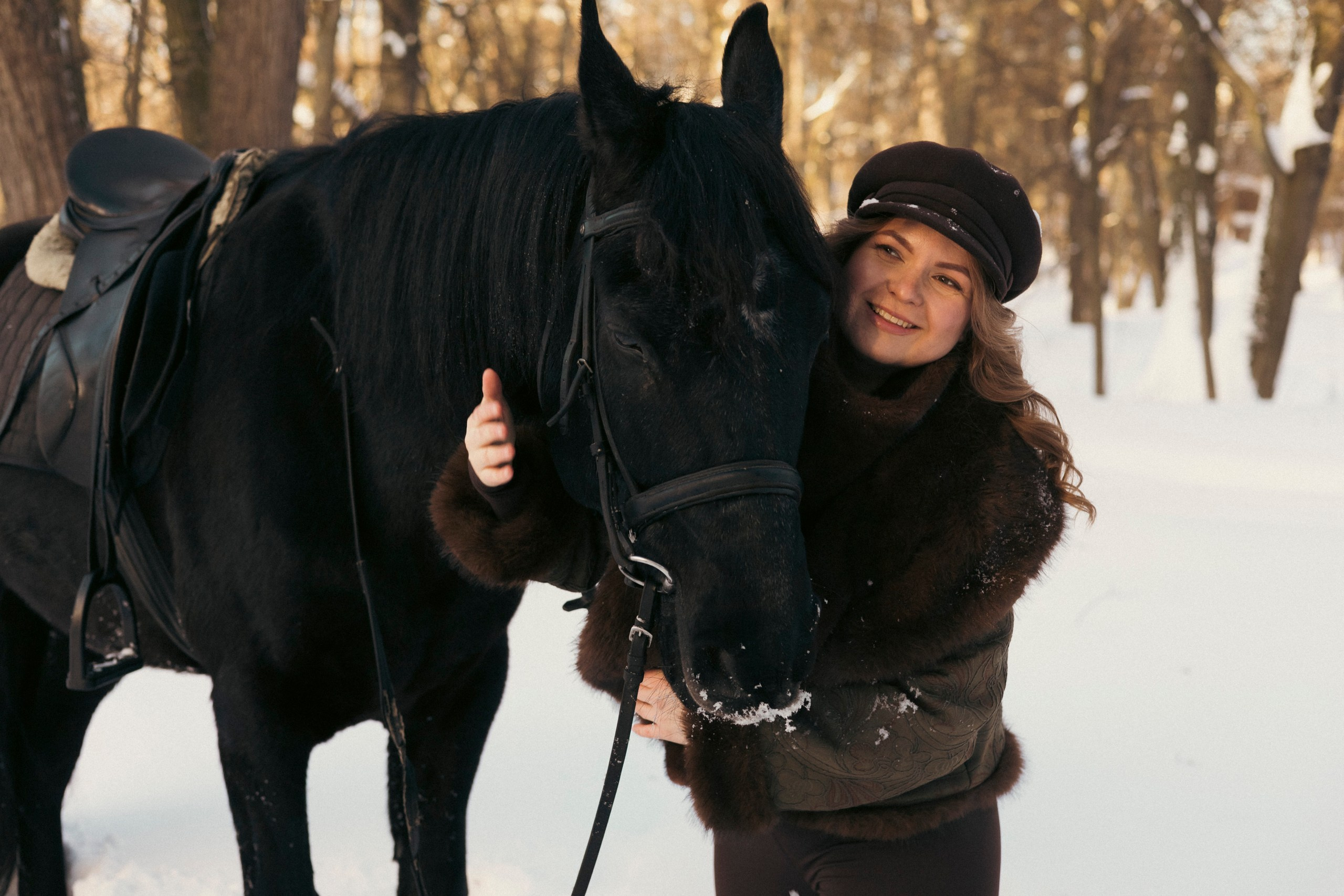 — Фотосессия с лошадью