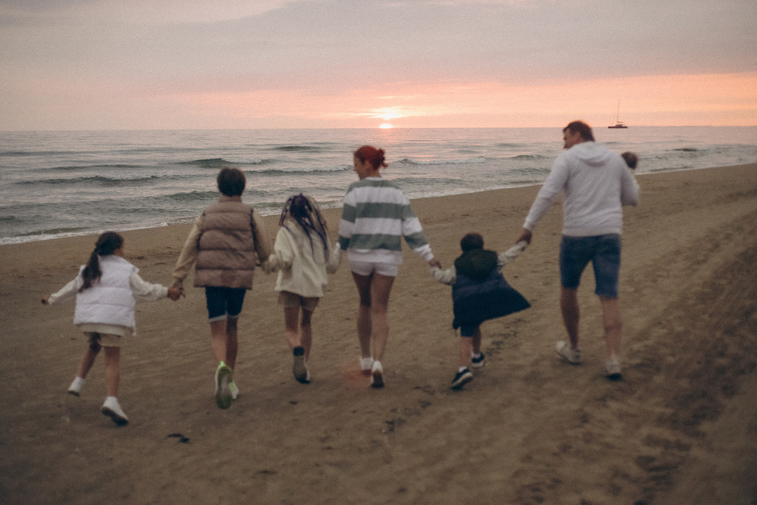 Ольга, Эдуард, Андрей, Настя, Даша, Кирилл и Ксюша. Семейный фотограф Анапа