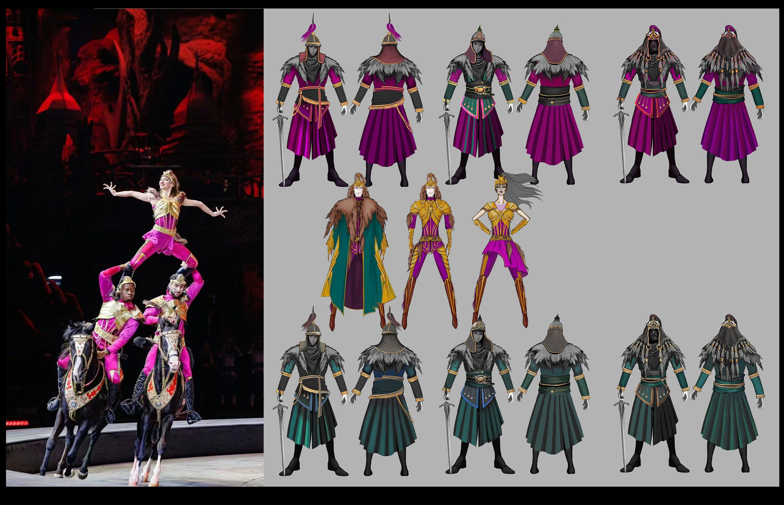 COSTUME DESIGN. Munina Dina. Set design portfolio