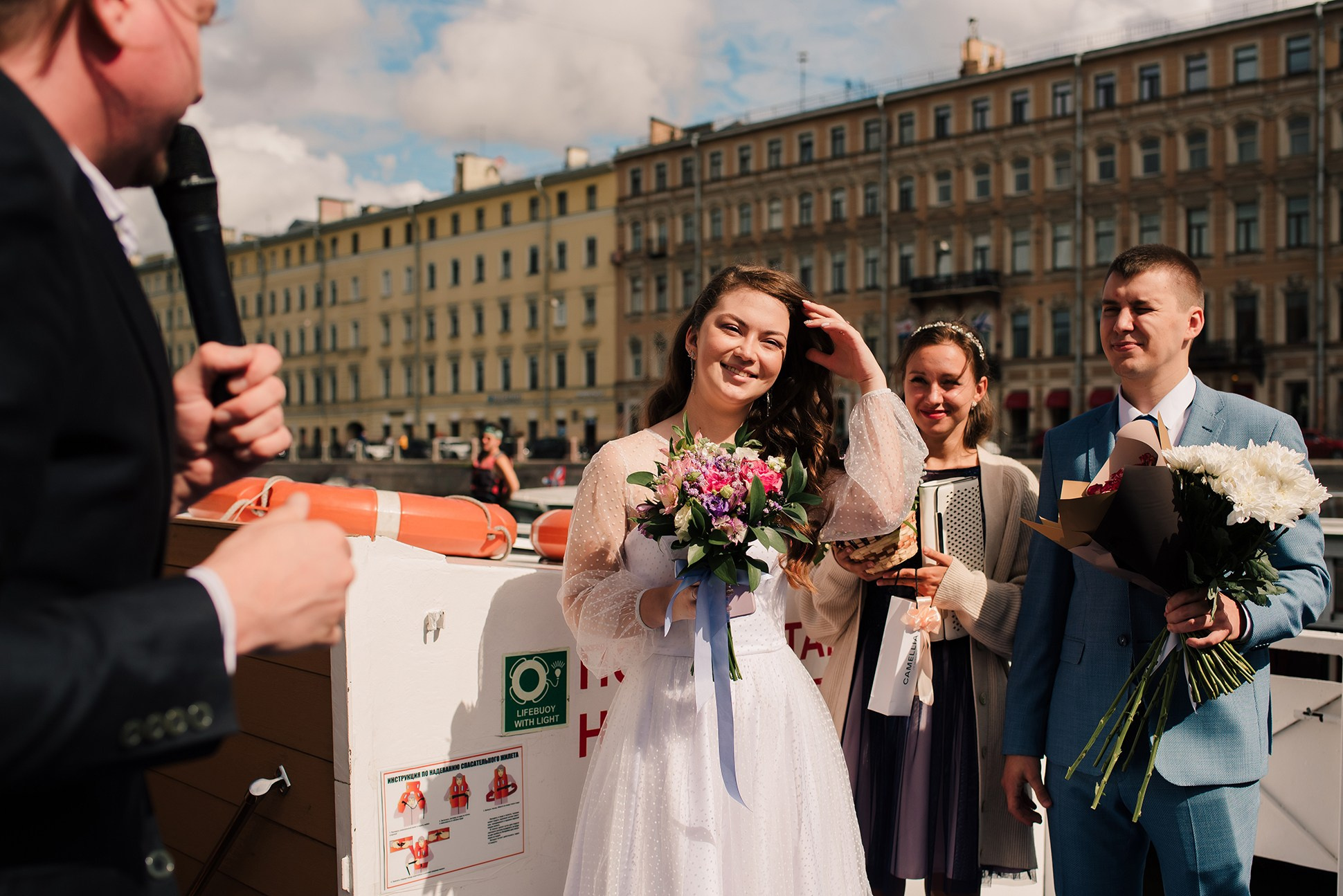 Юля и Андрей. Банкет на воде. Семейный и Свадебный фотограф. Санкт-Петербург. Пушкин