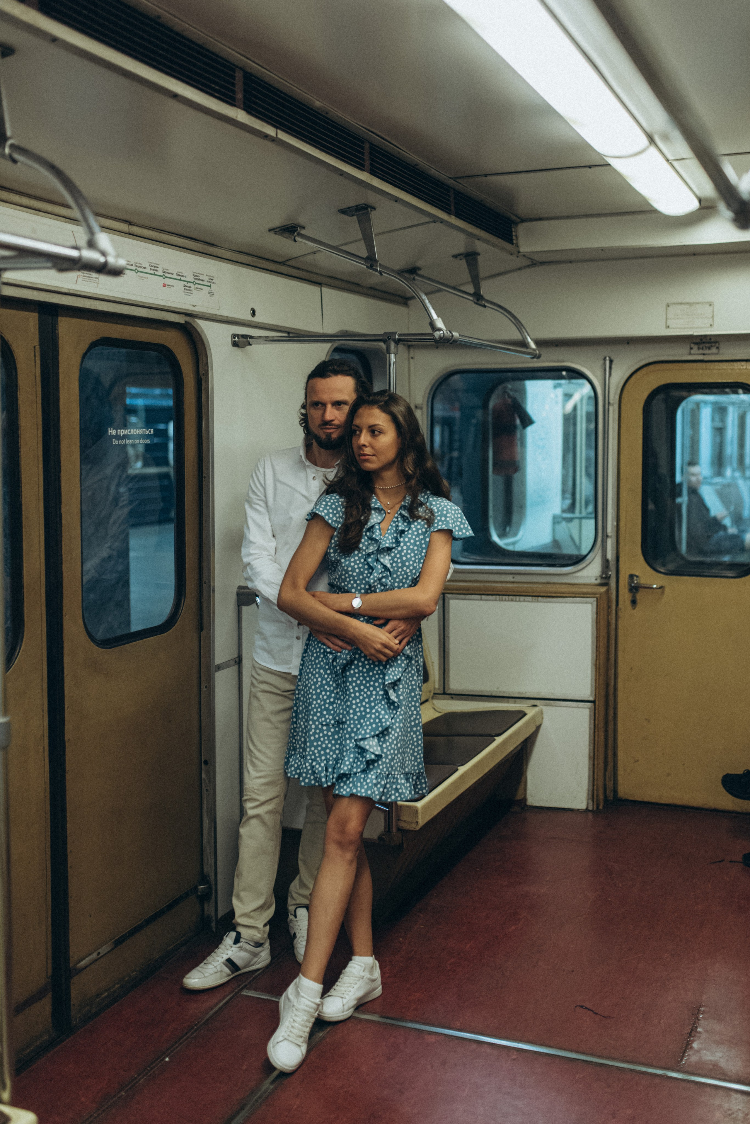 Lovestory в метро. Семейный фотограф в Москве Екатерина Север