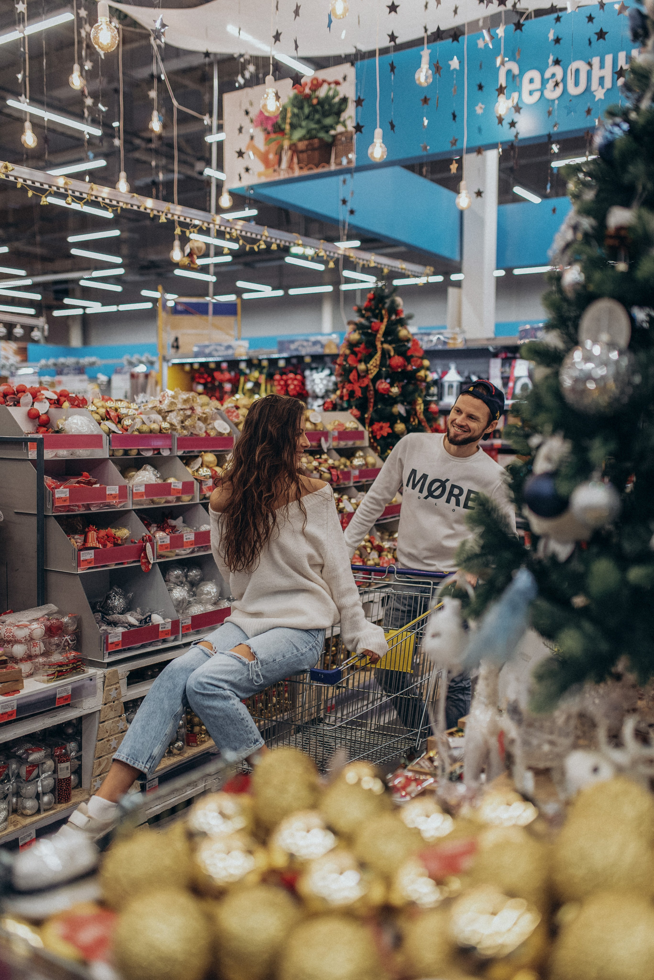 Lovestory в супермаркете. Семейный фотограф в Москве Екатерина Север