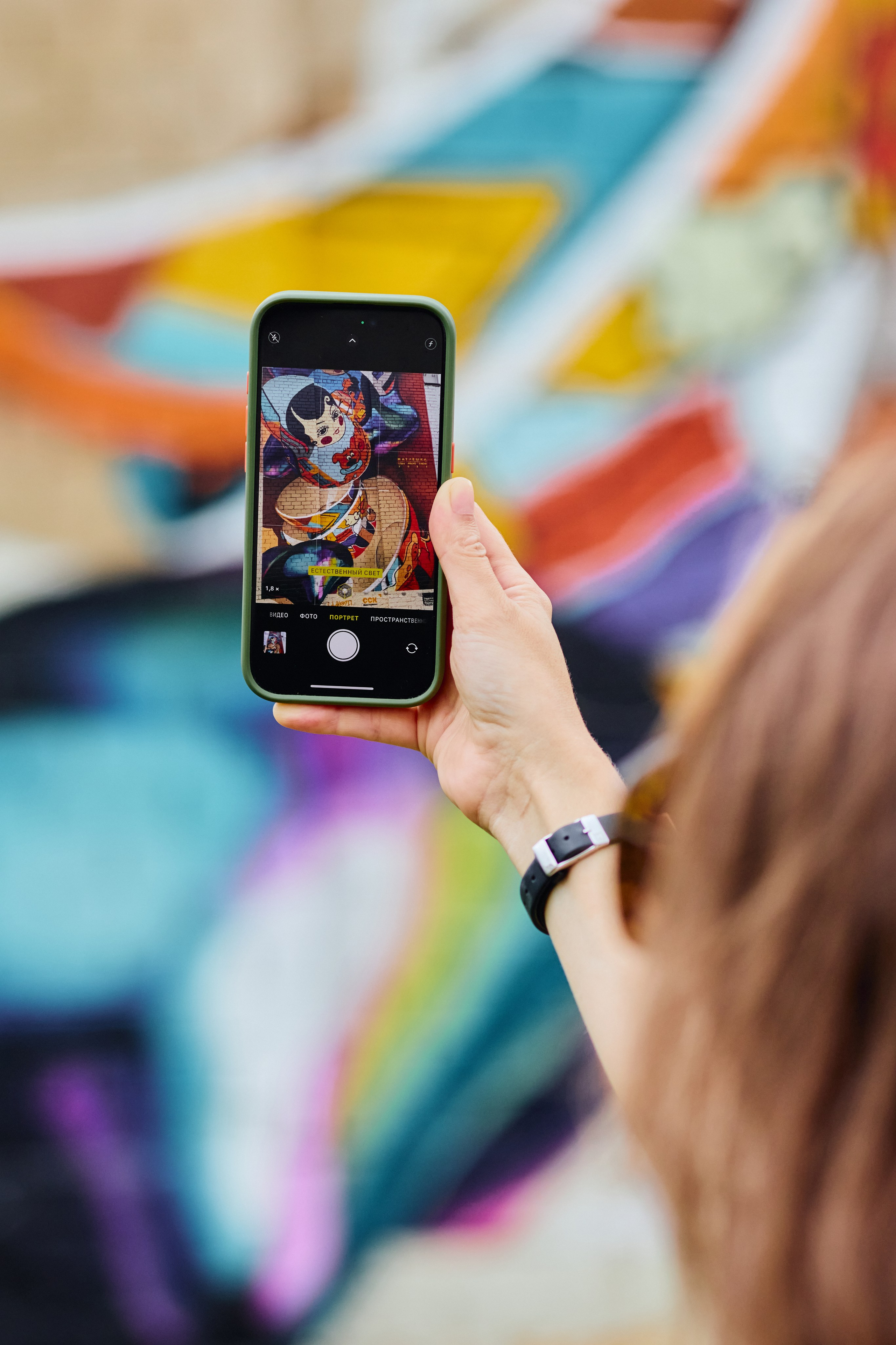 Граффити «Матрешка» Верхняя Пышма. ФОТОГРАФ ЕКАТЕРИНБУРГ