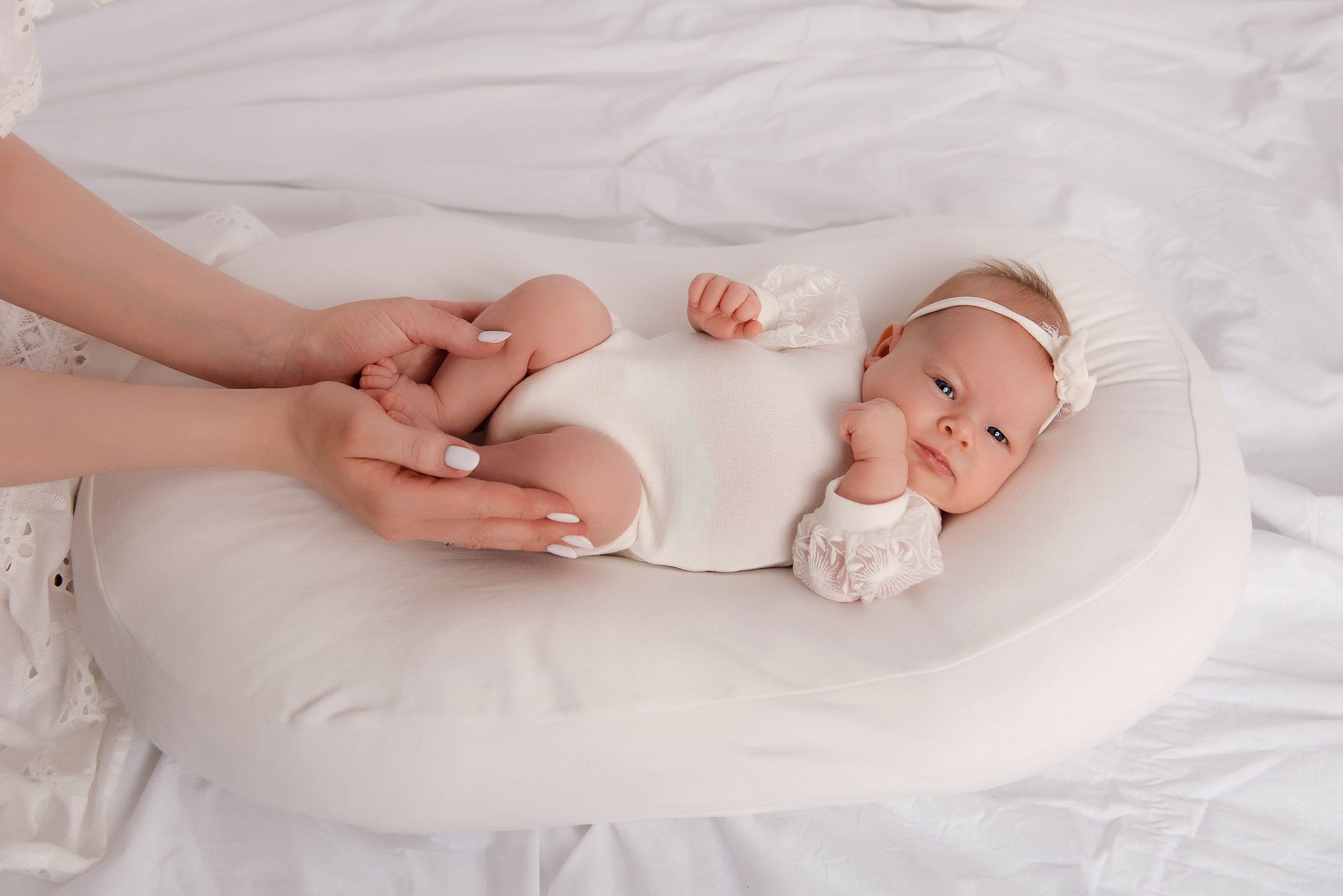 Малышке 1,5 месяца. Детский фотограф в Долгопрудном и Москве