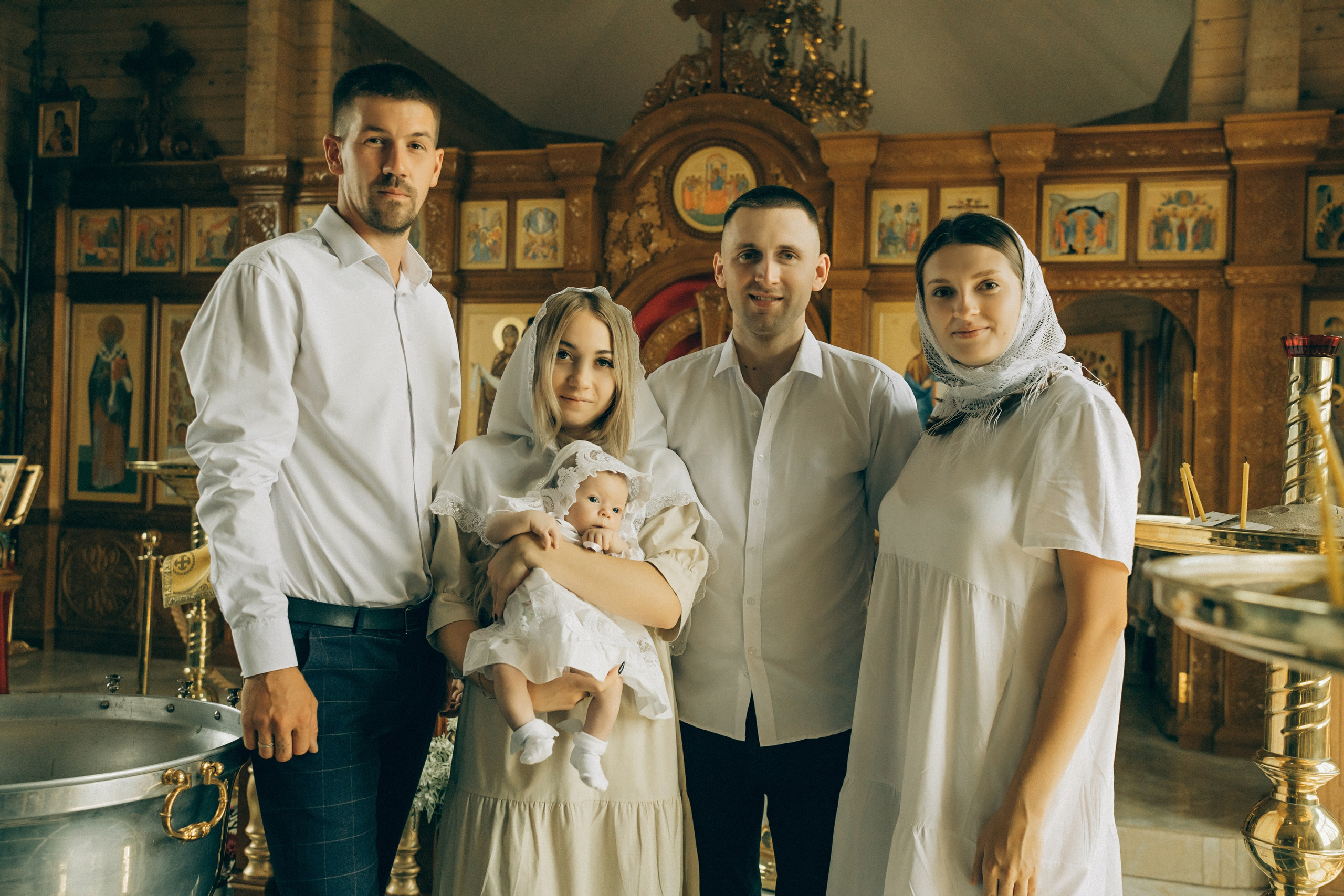 Крещение Агаты. Семейный фотограф и детский фотограф в Волгограде Алеся Бутакова — дет