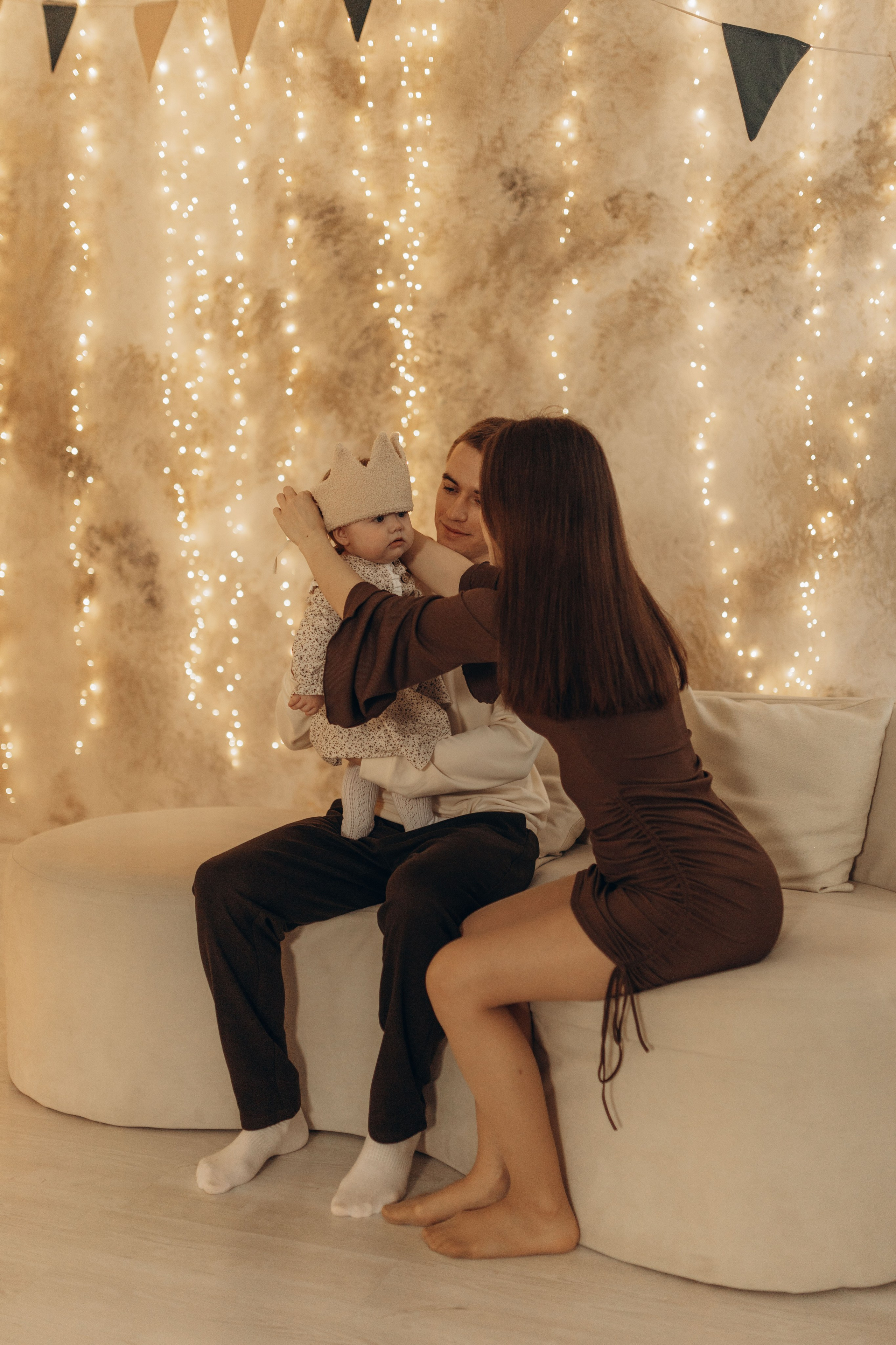 Новогодняя история Дмитрия, Полины и Анюты. Фотограф в Ставрополе Svetlana Matveeva