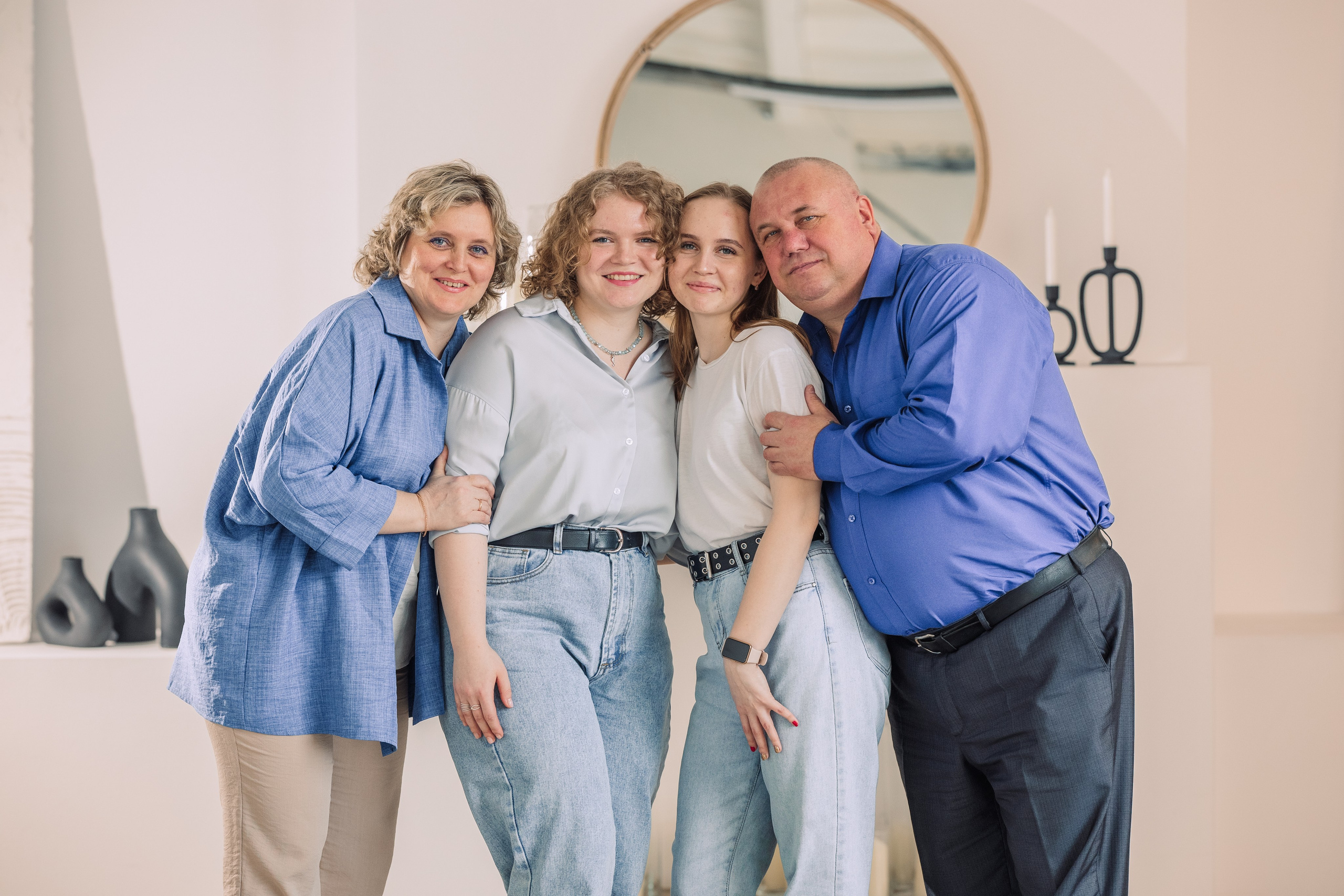 Семейная съемка в студии. Фотограф в Казани Ольга Яшина