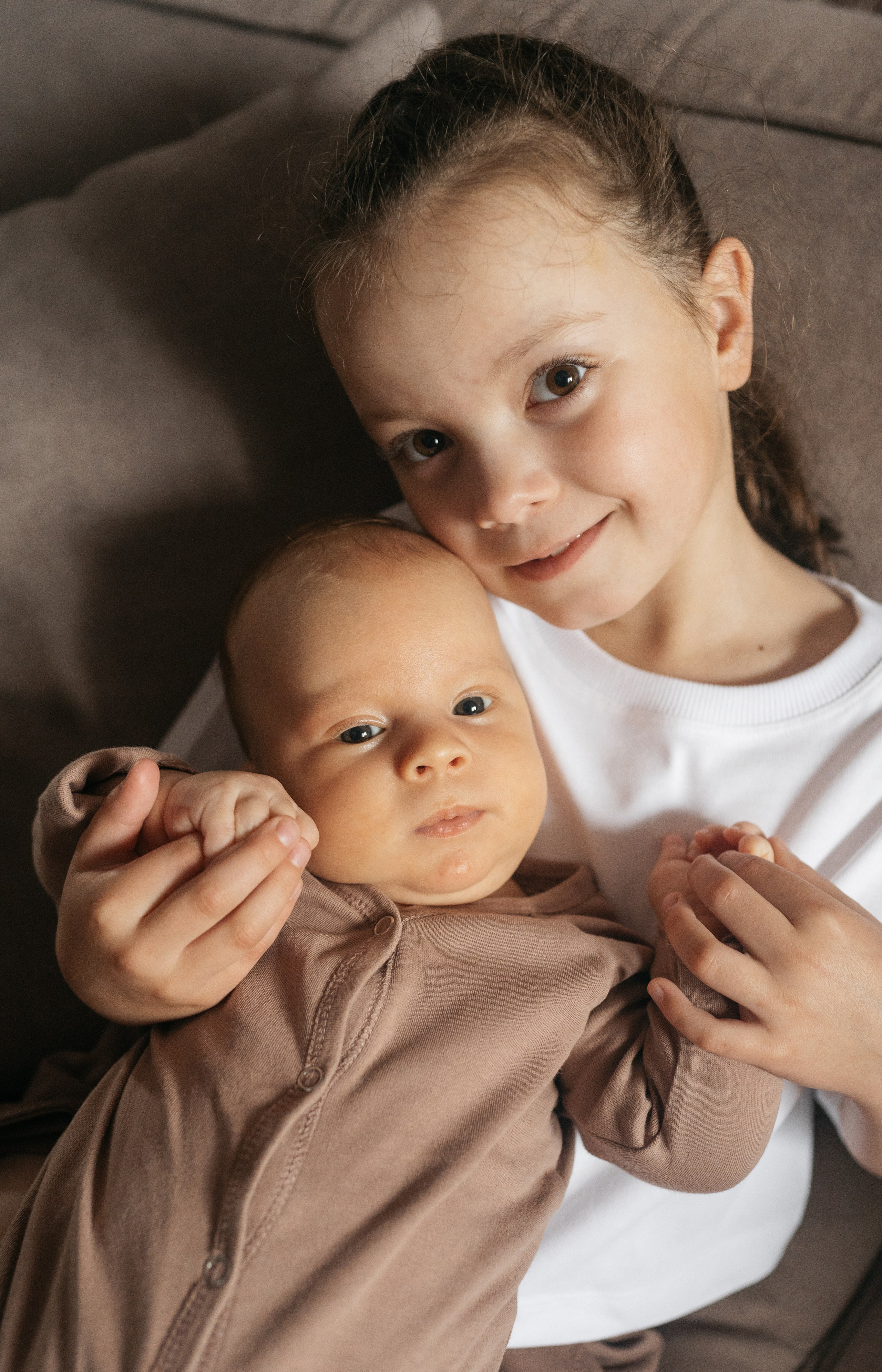 Домашняя съемка с малышом 2 месяца. Семейный фотограф Тюмень