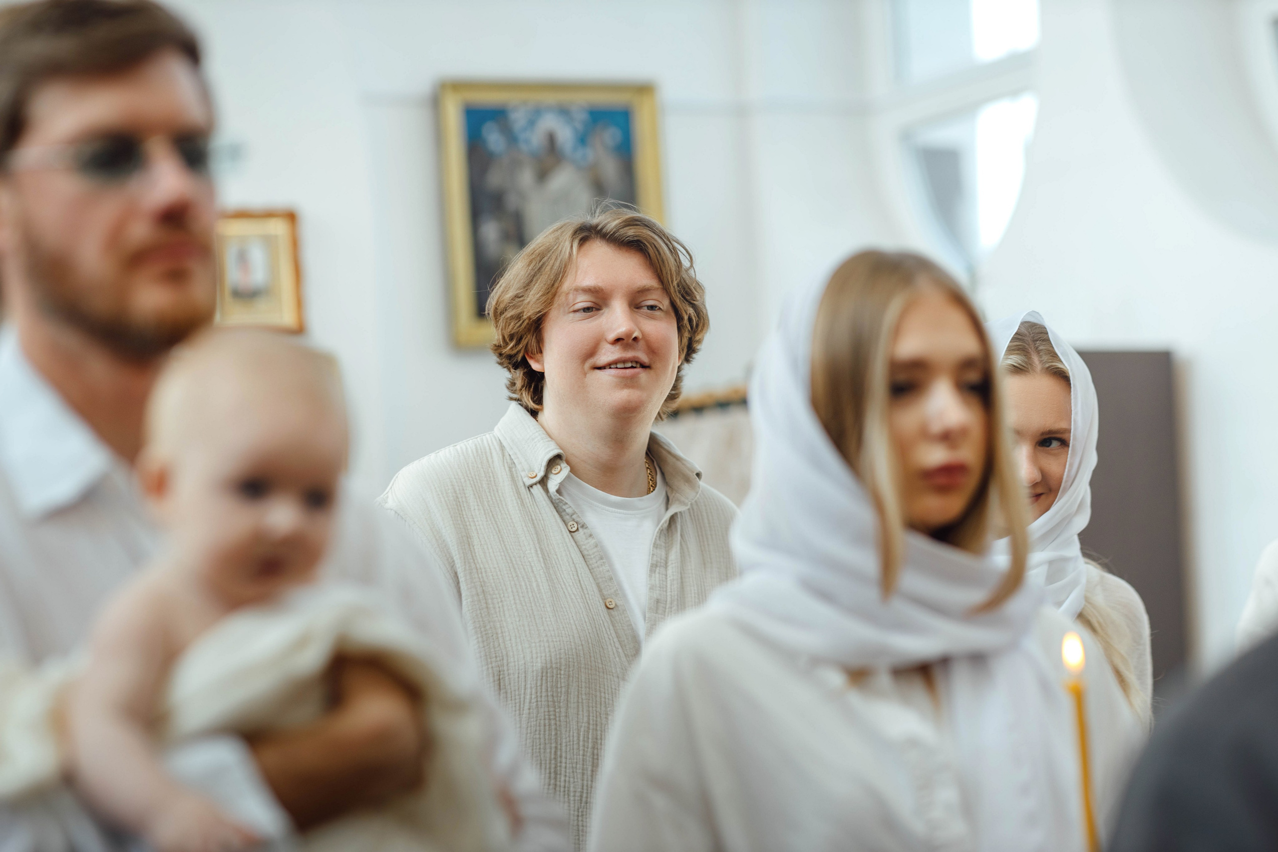 Крещение Мишель, гп. Ивенец, храм Ефросинии Полоцкой, август 2025