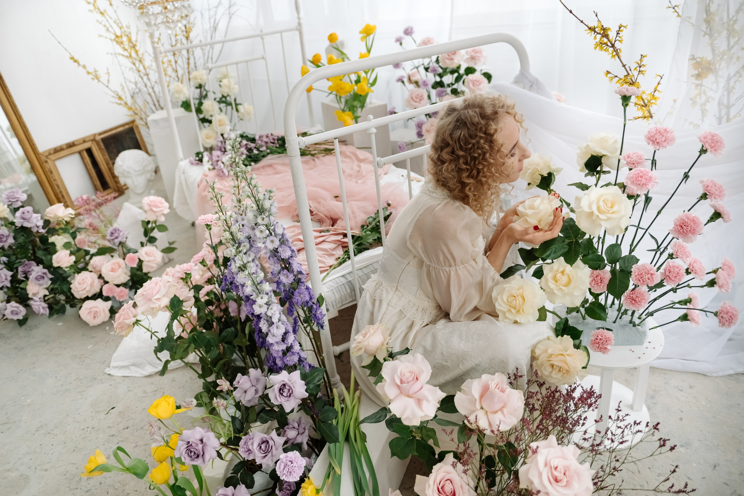 Индивидуальная. Цветочное настроение. Свадебный и сеейный фотограф в Санкт-Петербурге Елена Худякова