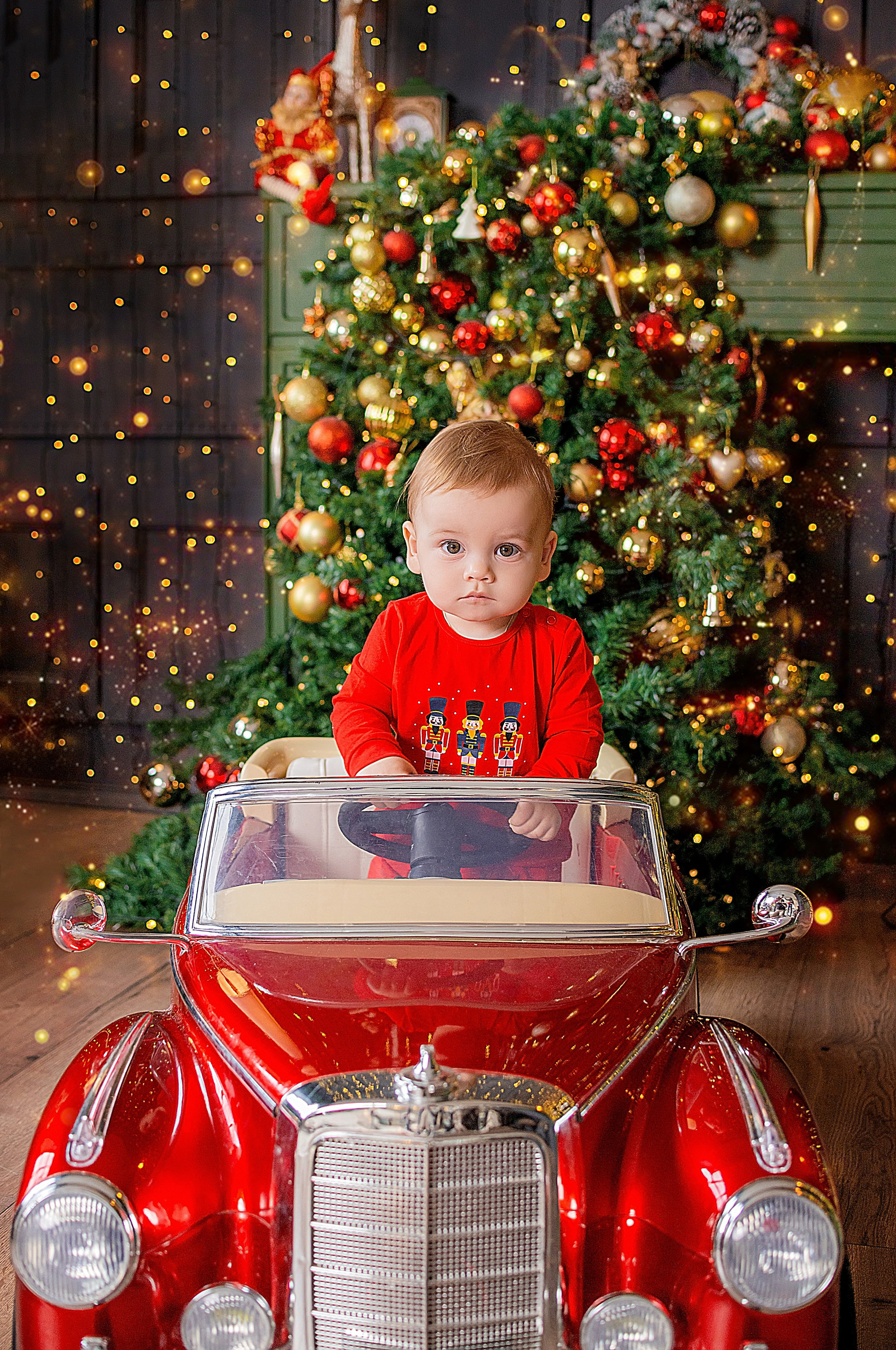 Новогодняя семейная фотосессия в Краснодаре 2023-2024. Фотограф новорожденных Краснодар Малышенко Надежда