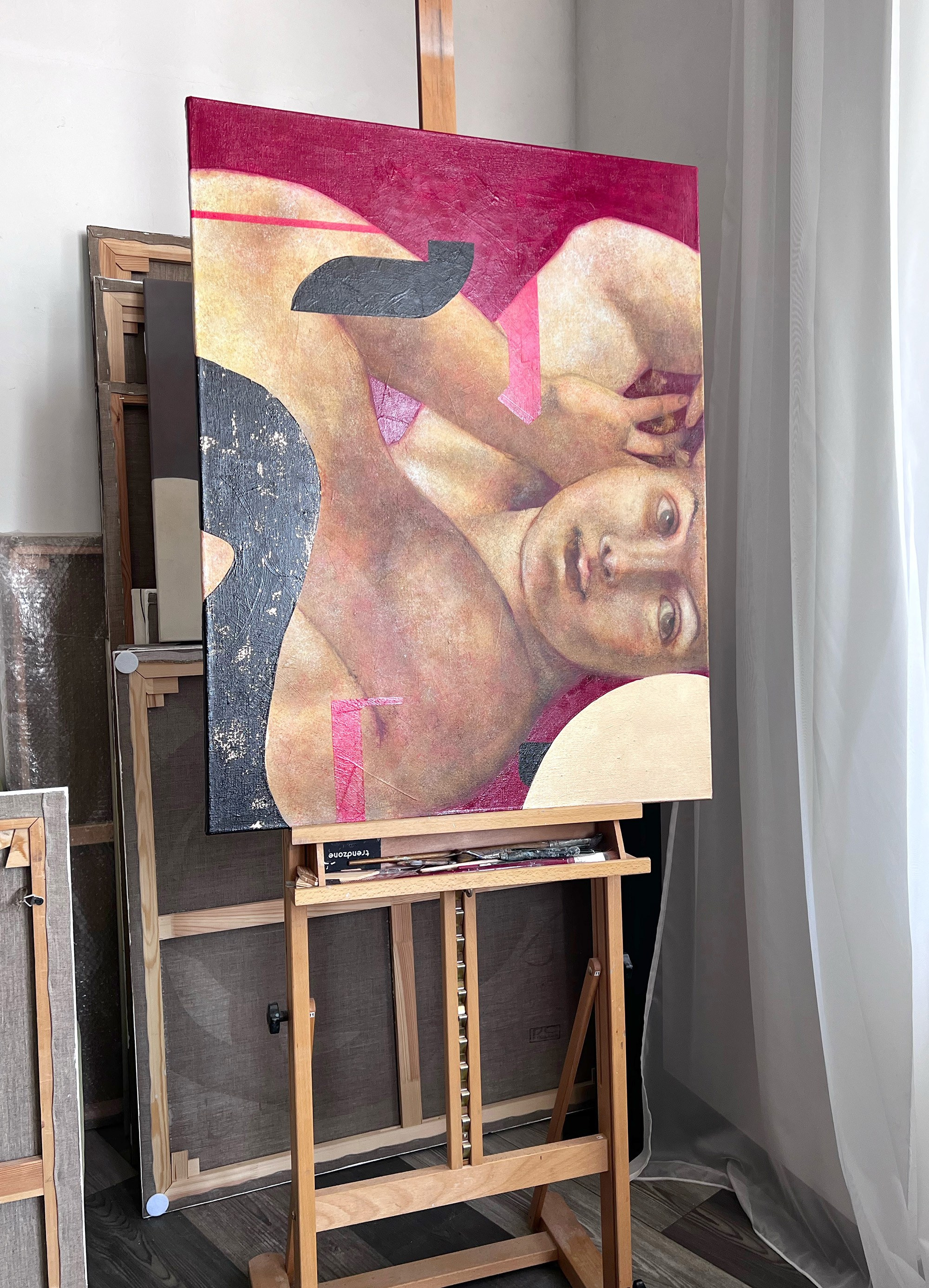 День Венеры. Художник-абстракционист Ольга Рикун. Москва