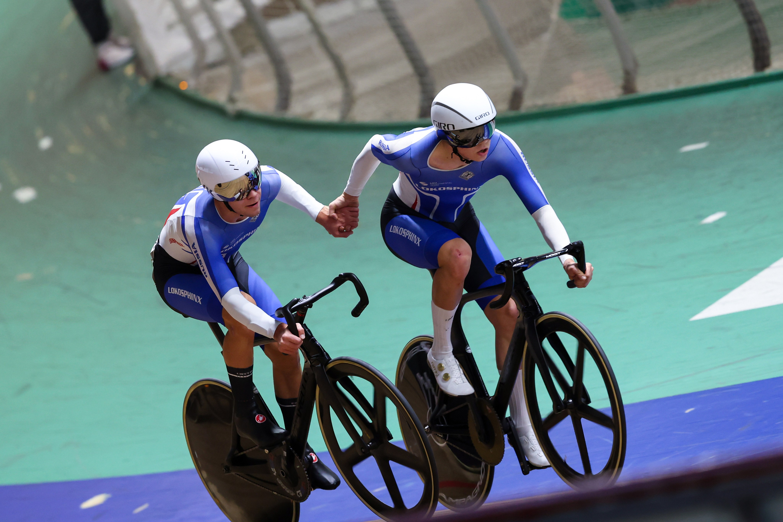 Кубок России велотрек гонка Мэдисон 21.01.2025. Спортивный и репортажный фотограф Антон Тереханов