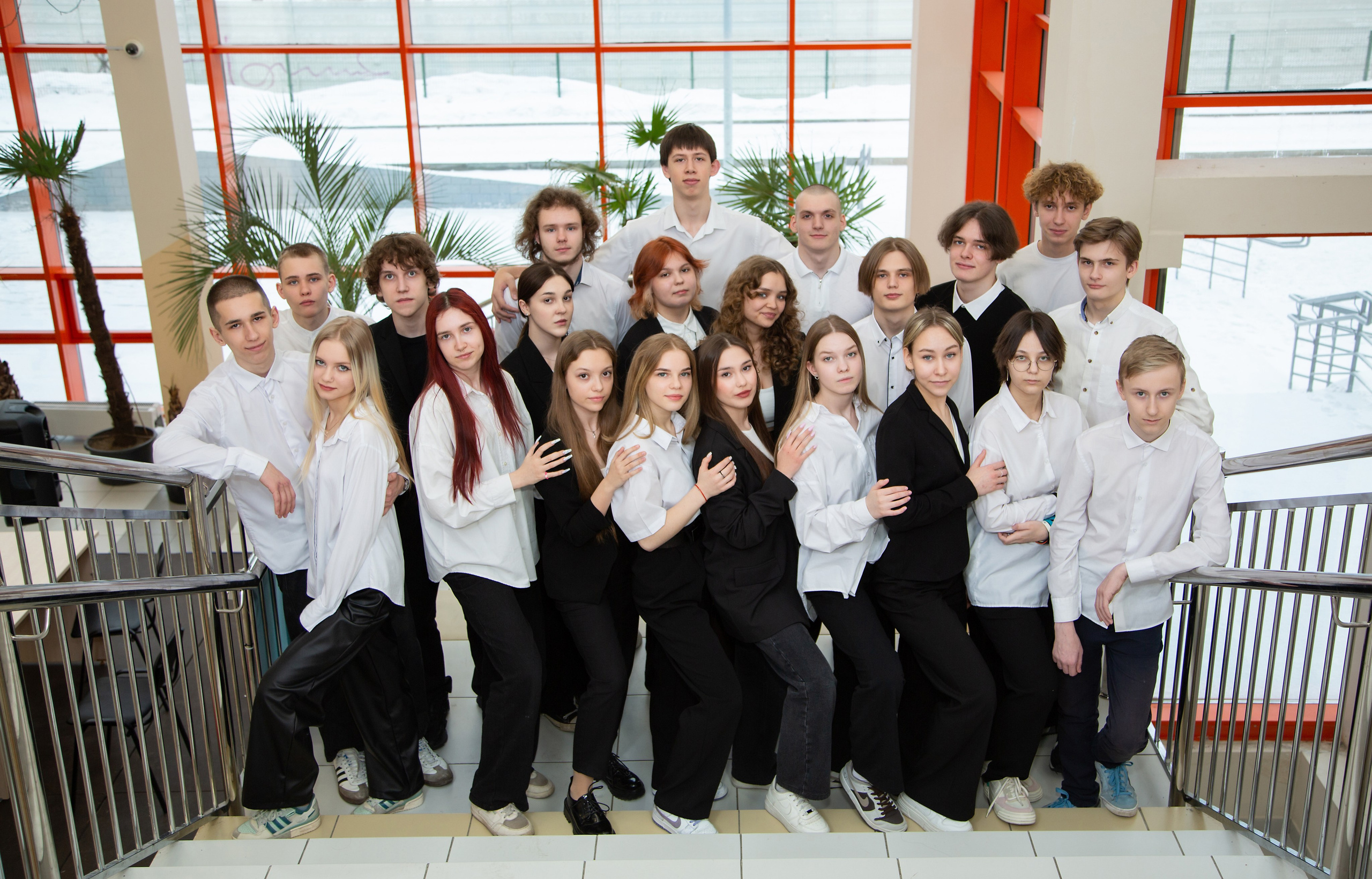 фотосъемка старшеклассников в школе