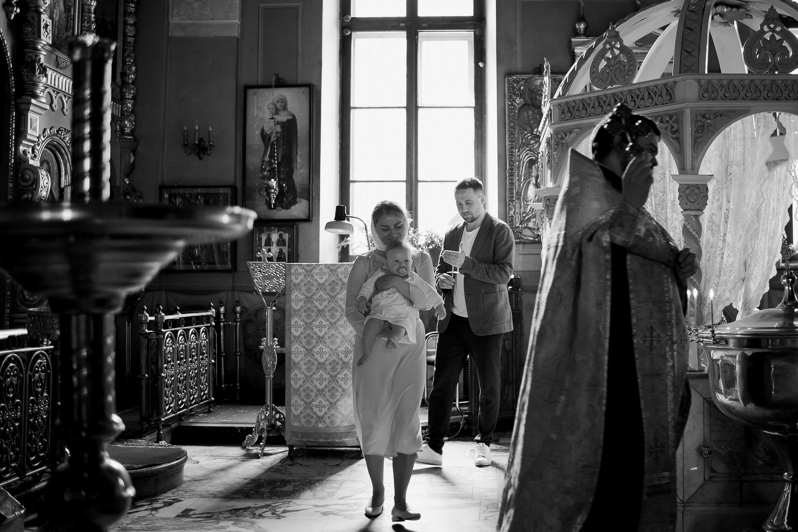 Крещение Александра. Свадебный фотограф в Москве