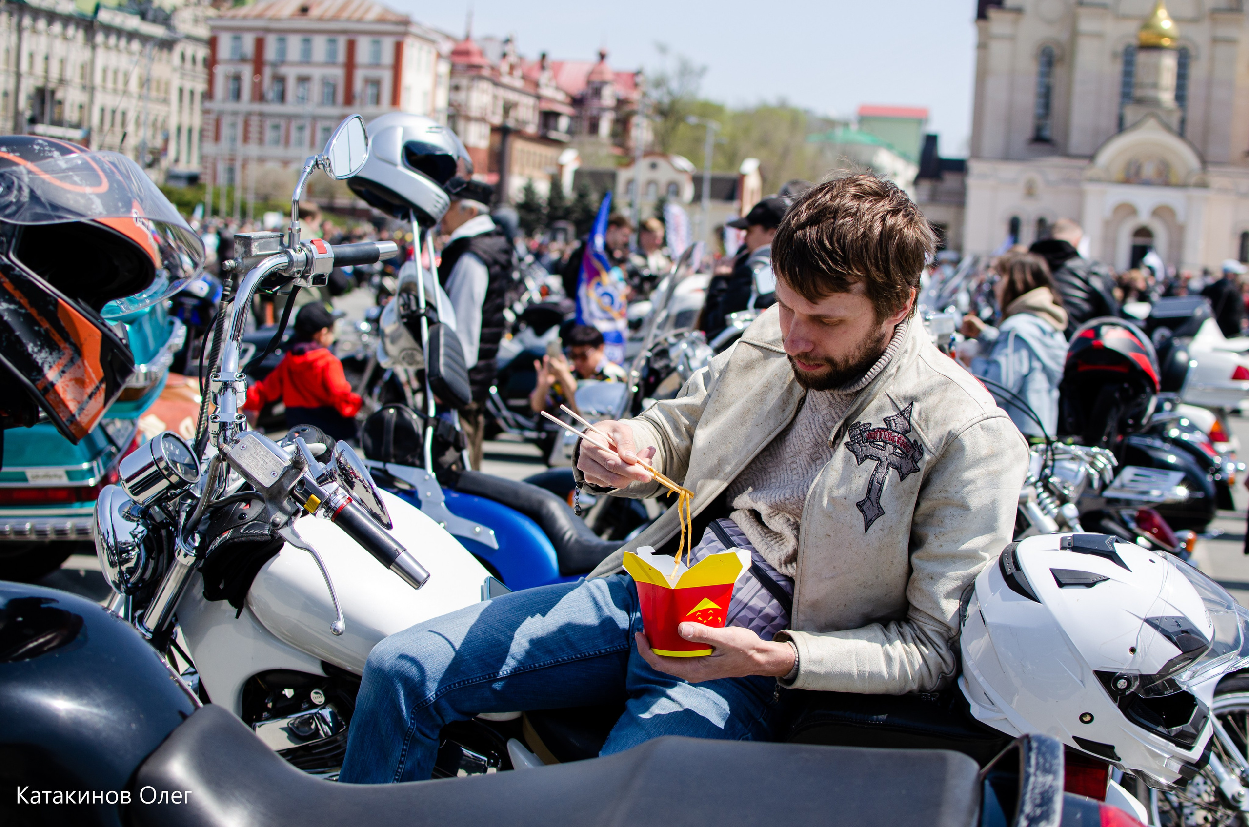 Открытие байкерского сезона 2024. Олег Катакинов| Репортажный фотограф в городе у моря (Владивосток)