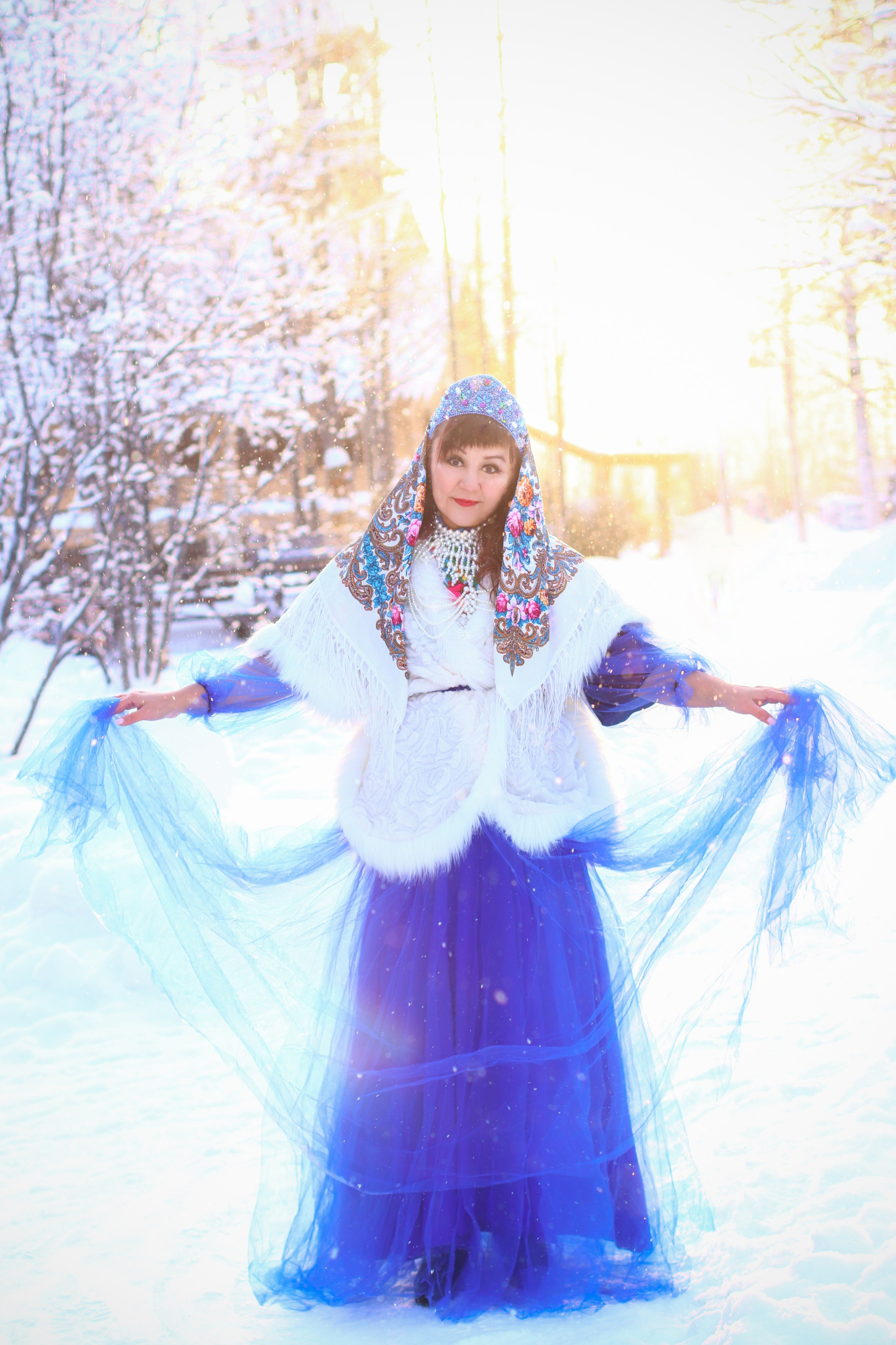 С белым псом. Фотограф в Сургуте Брызгунова Анастасия