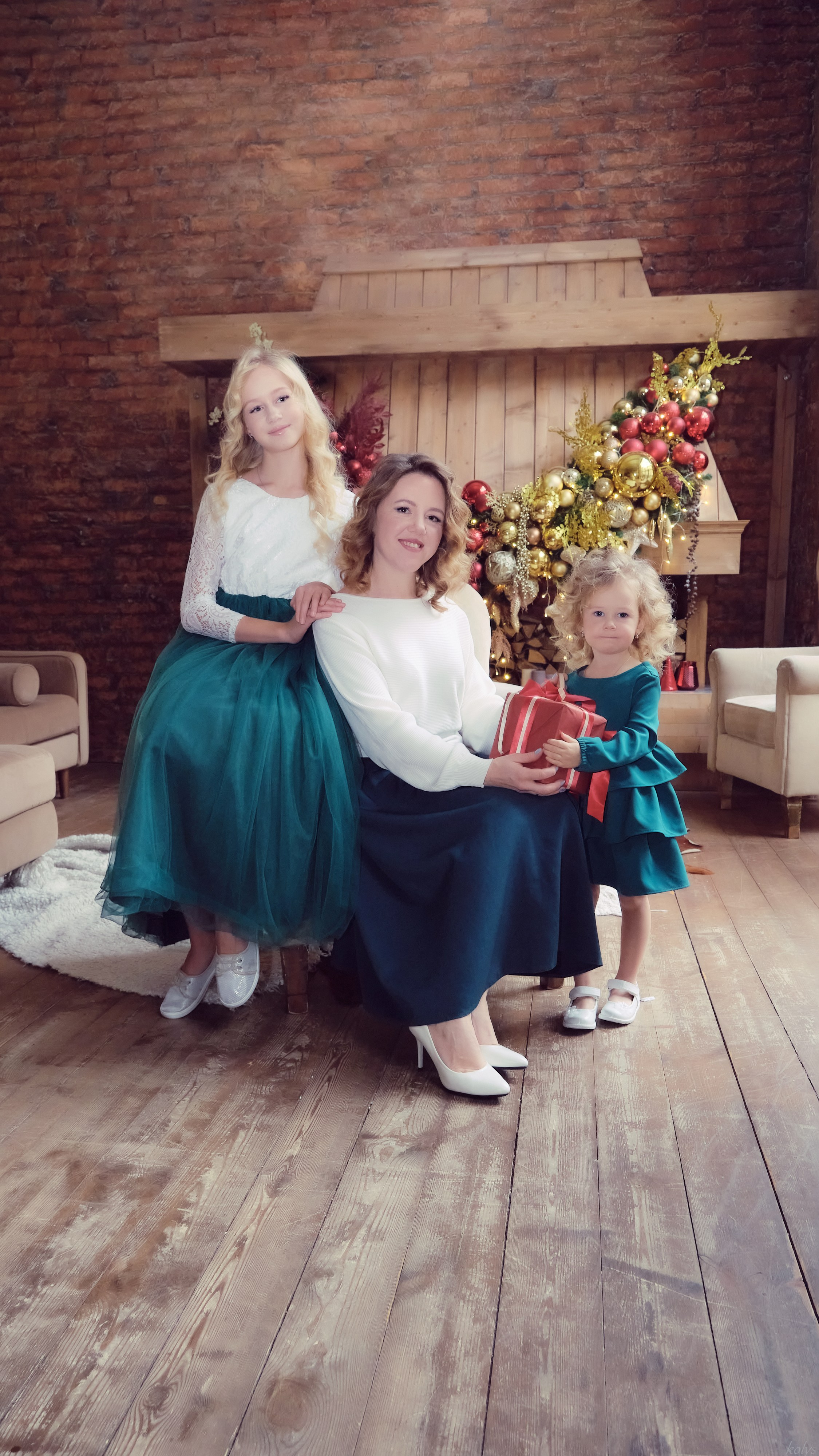 Новогодняя фотосессия для семьи в Раменском