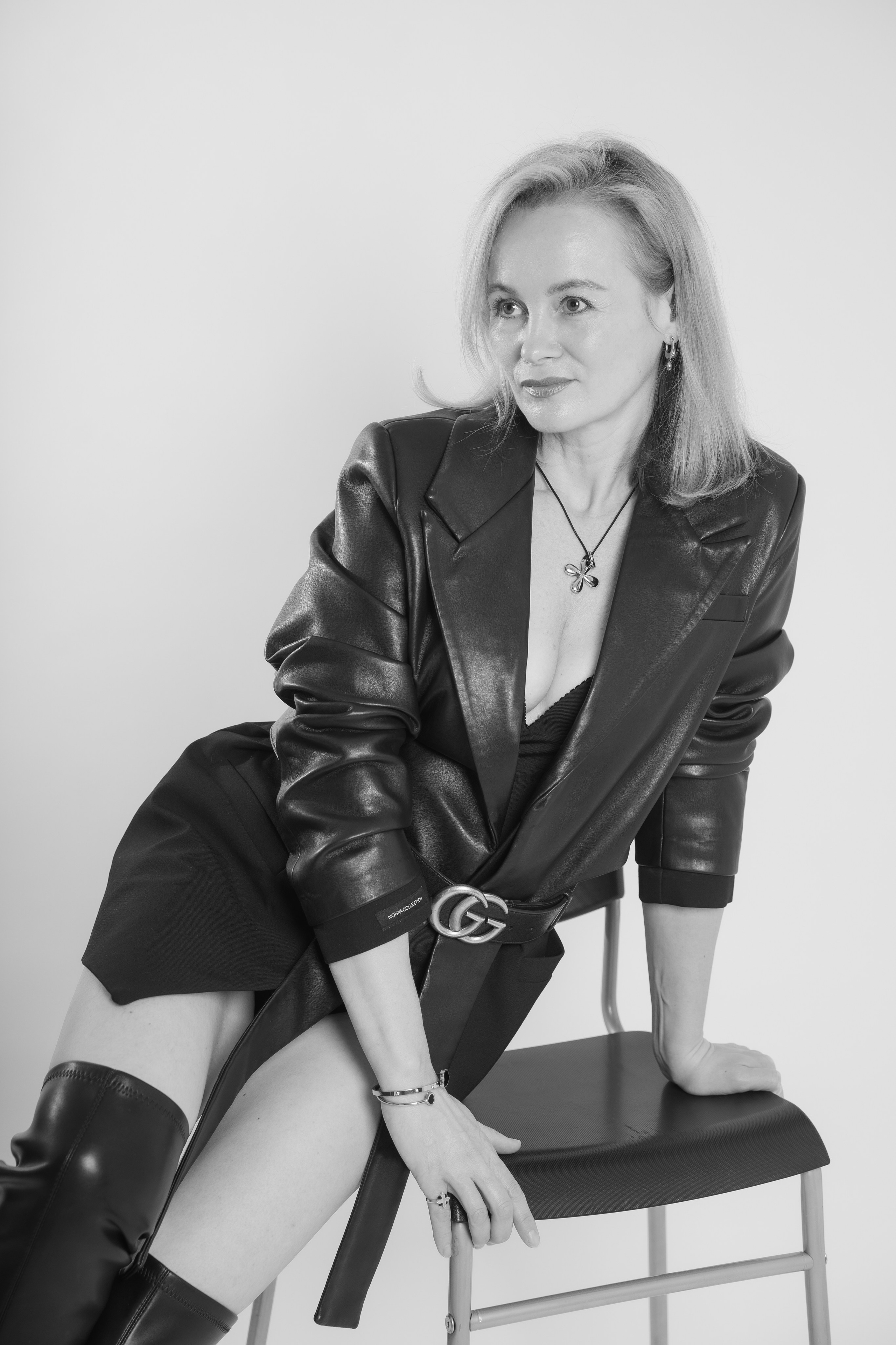 Черно-белая фотосессия