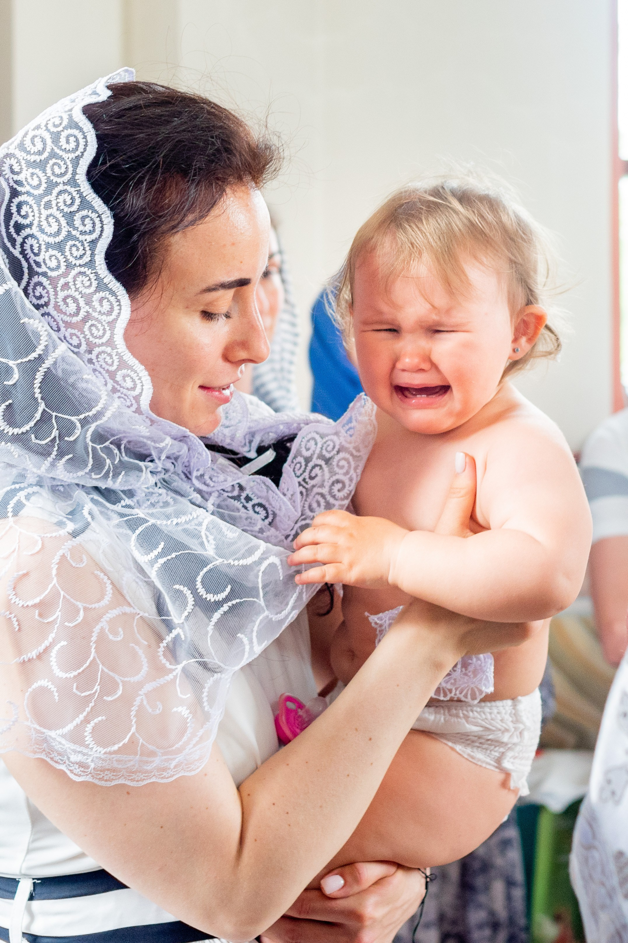 Крещение Ники. Фотограф Юлия Попова