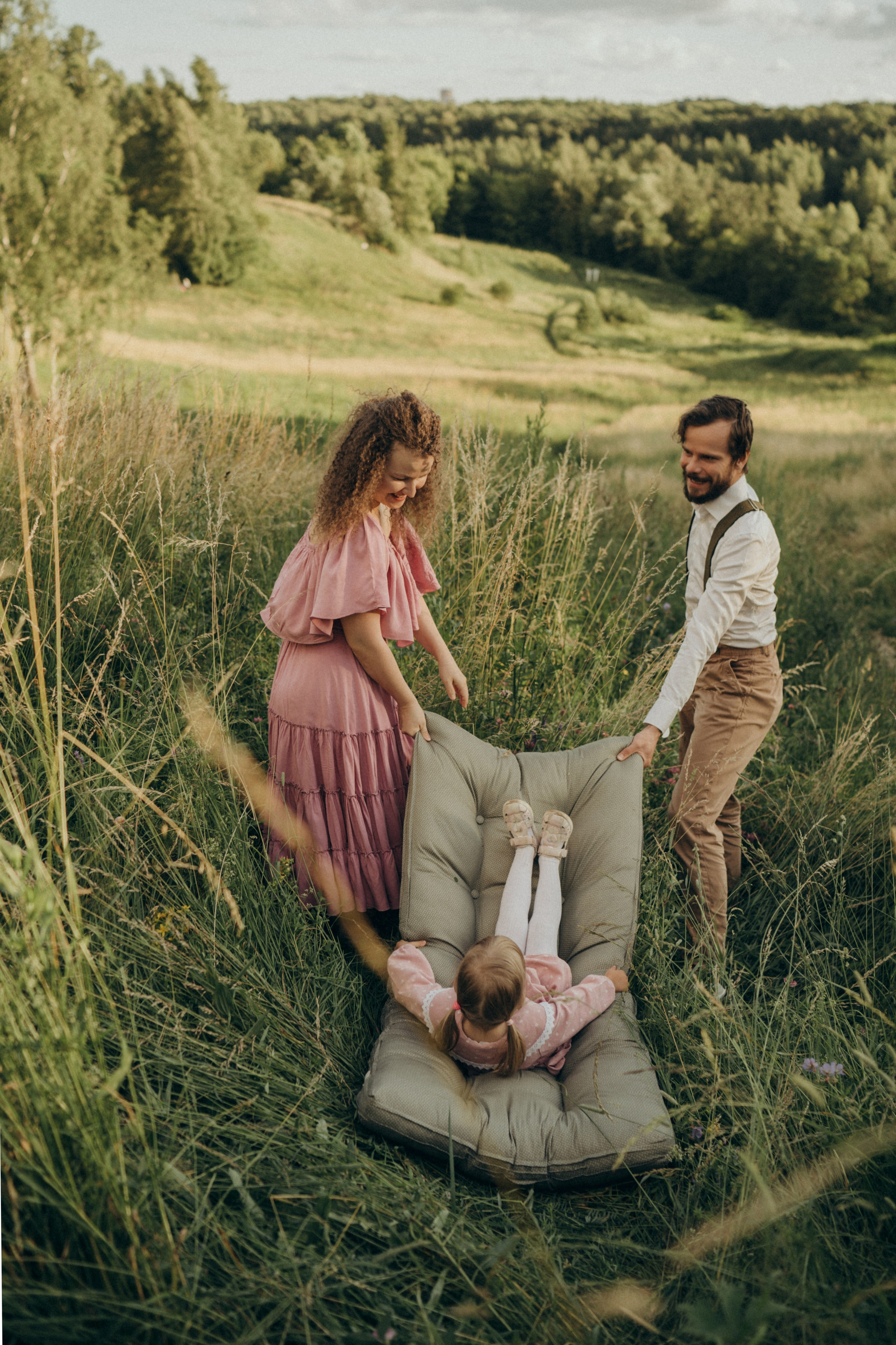Закатная история. Семейный фотограф в Москве Елена Гильманова