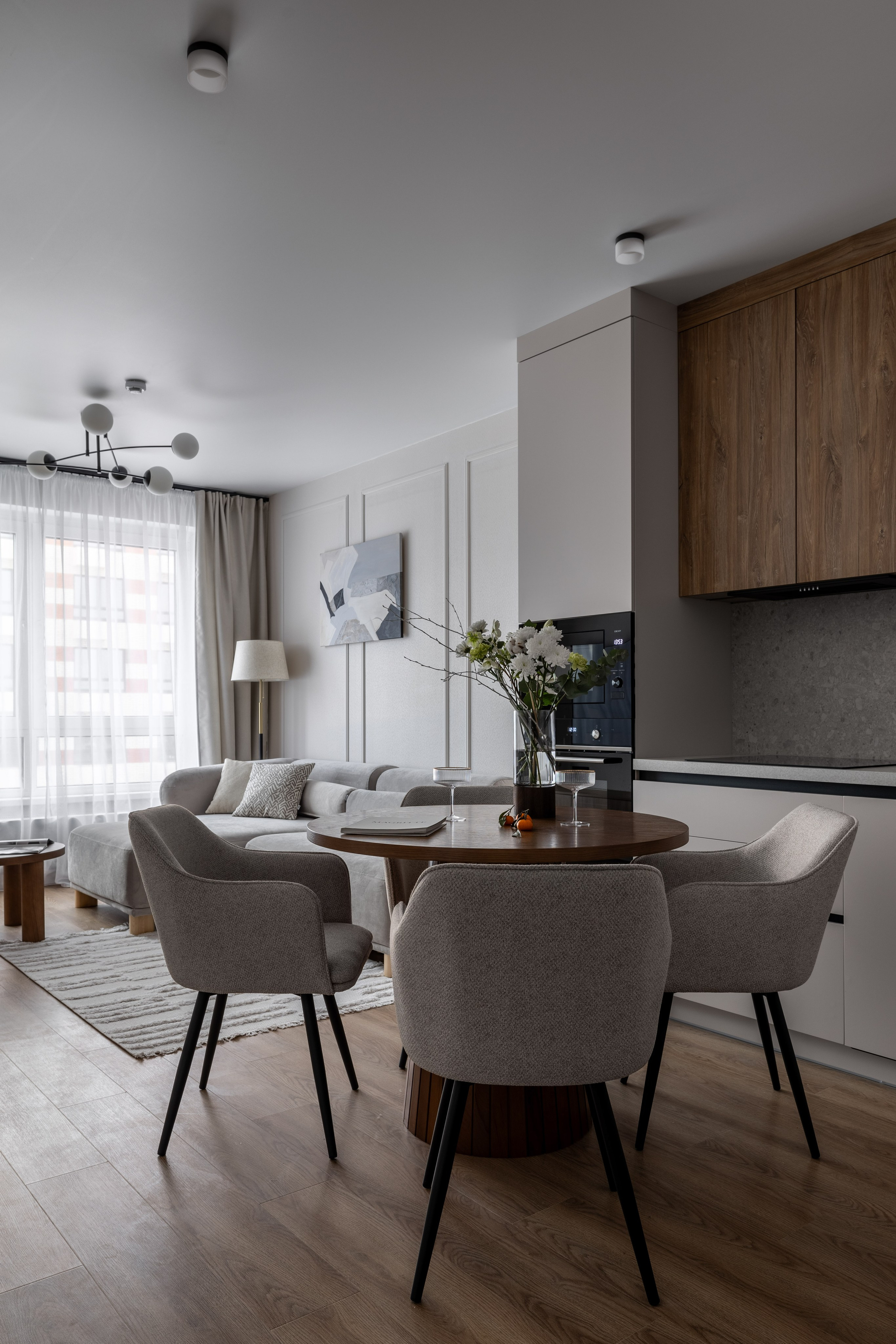 Строгая евро2 в ЖК «Матвеевский парк». Veselinskiy| Интерьерный фотограф | Москва