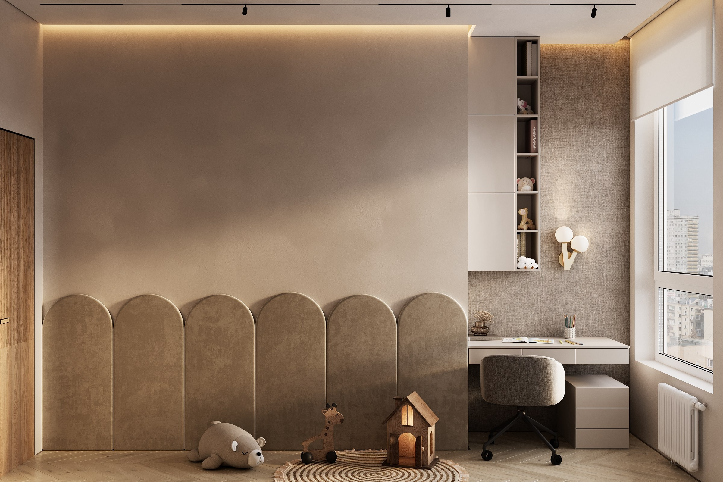 ЖК «Сити парк». Визуализация дизайна интерьера