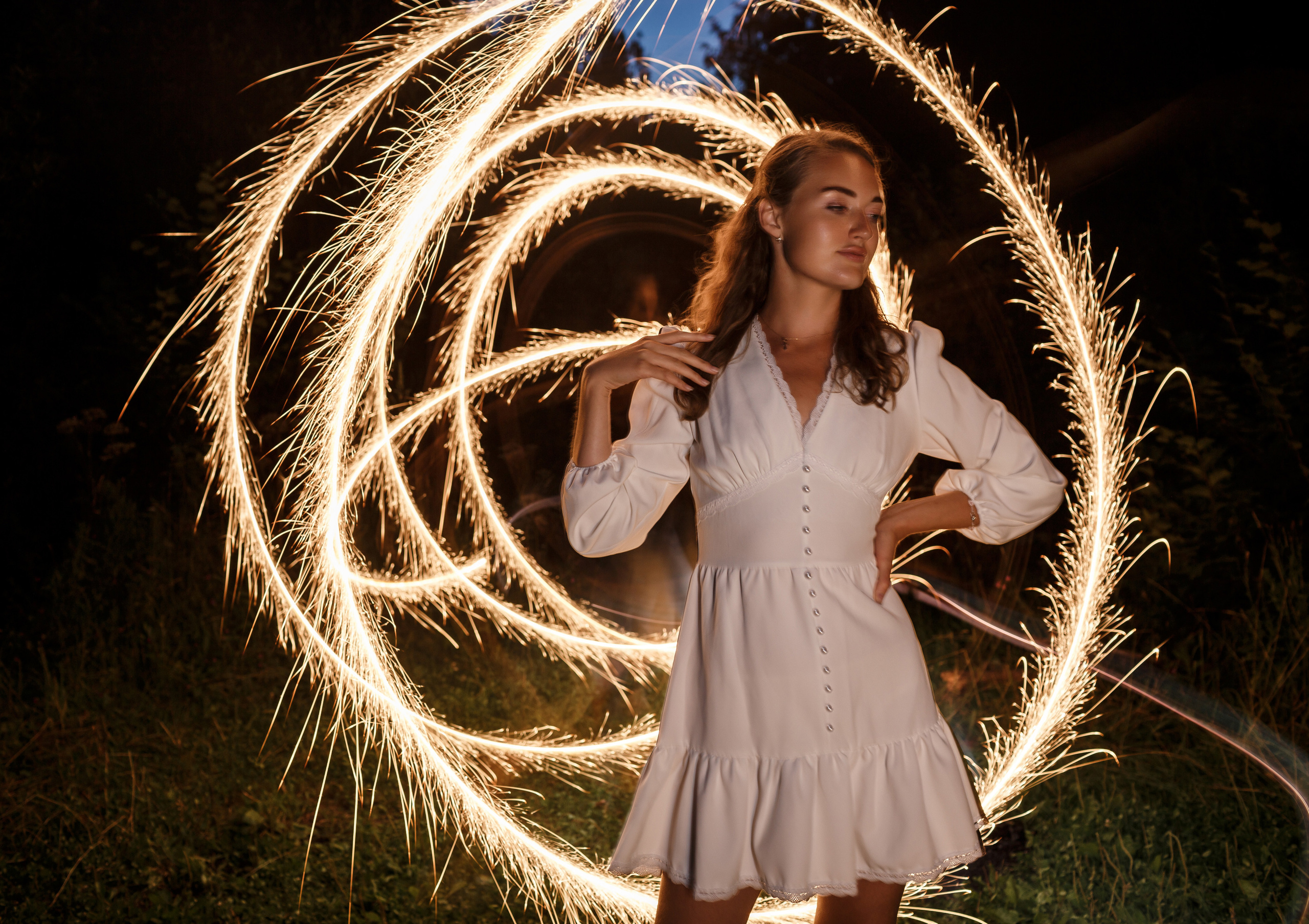 Бенгальские огоньки. Свадебный фотограф Расторгуев Дмитрий