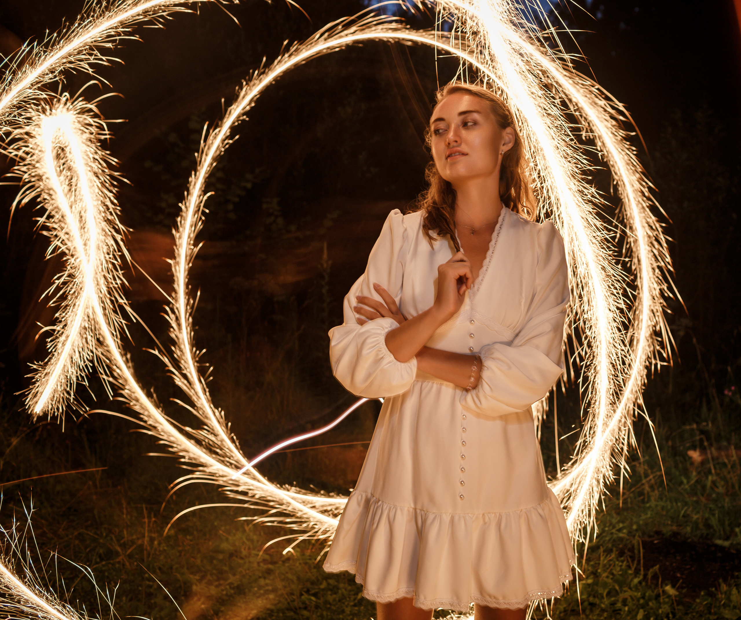 Бенгальские огоньки. Свадебный фотограф Расторгуев Дмитрий