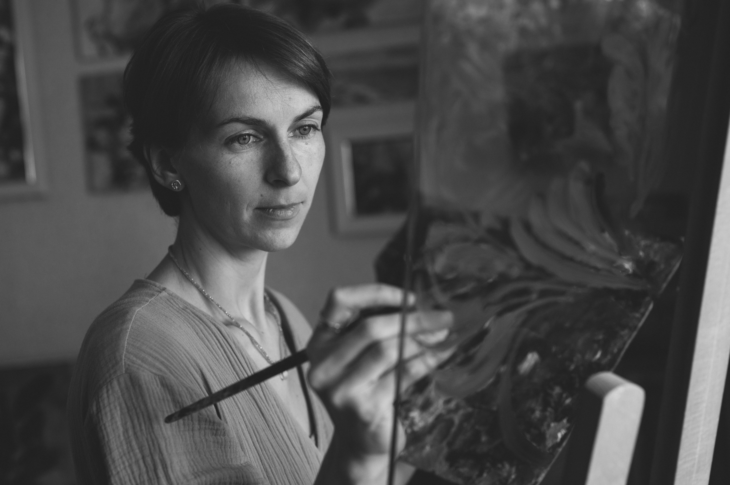 Анастасия. Фотосессия для художницы. Мария Кобзева, фотограф в Ялте, Крым