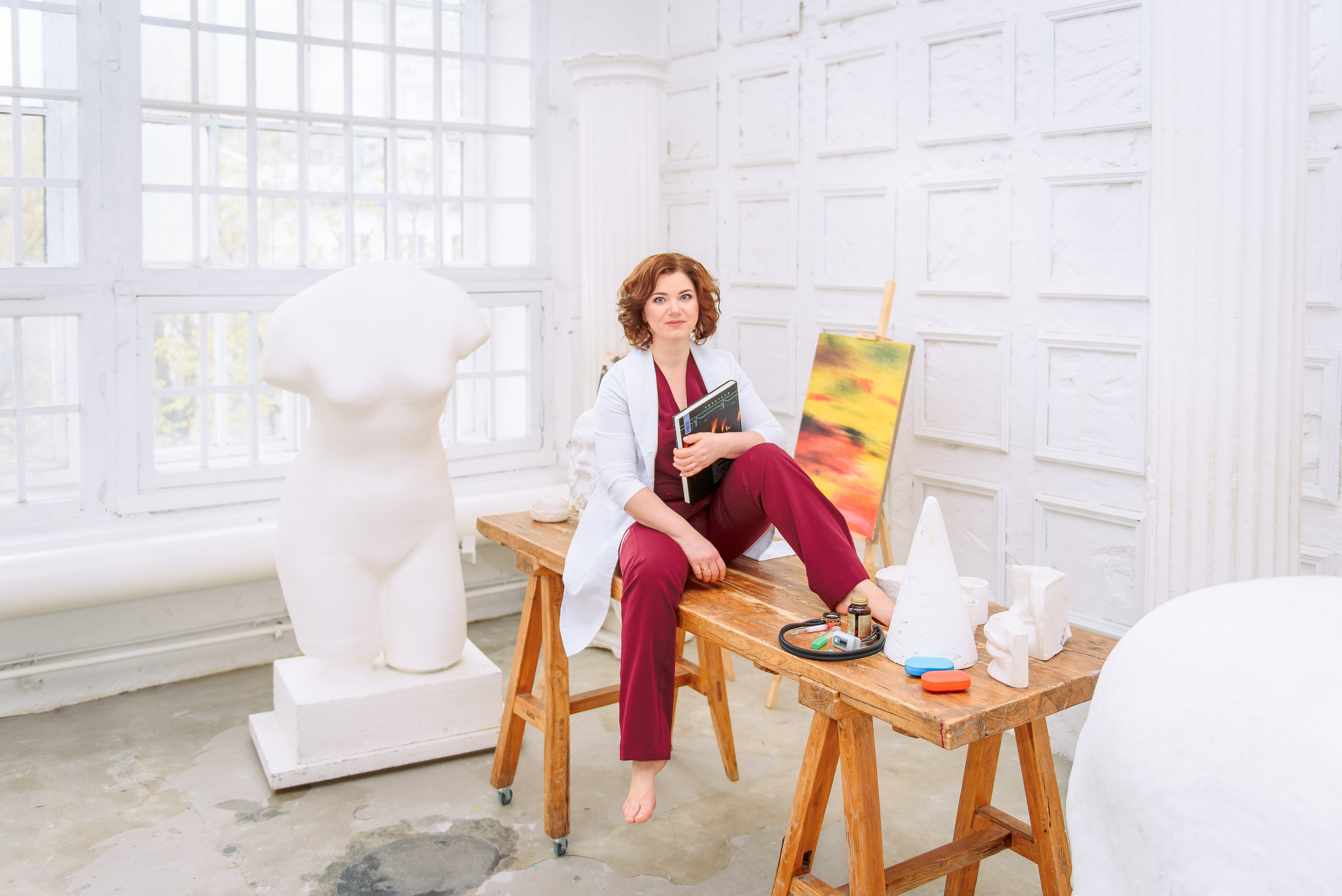 Фотосессия в студии для врача. Свадебный и семейный фотограф в Москве Юлия Винник