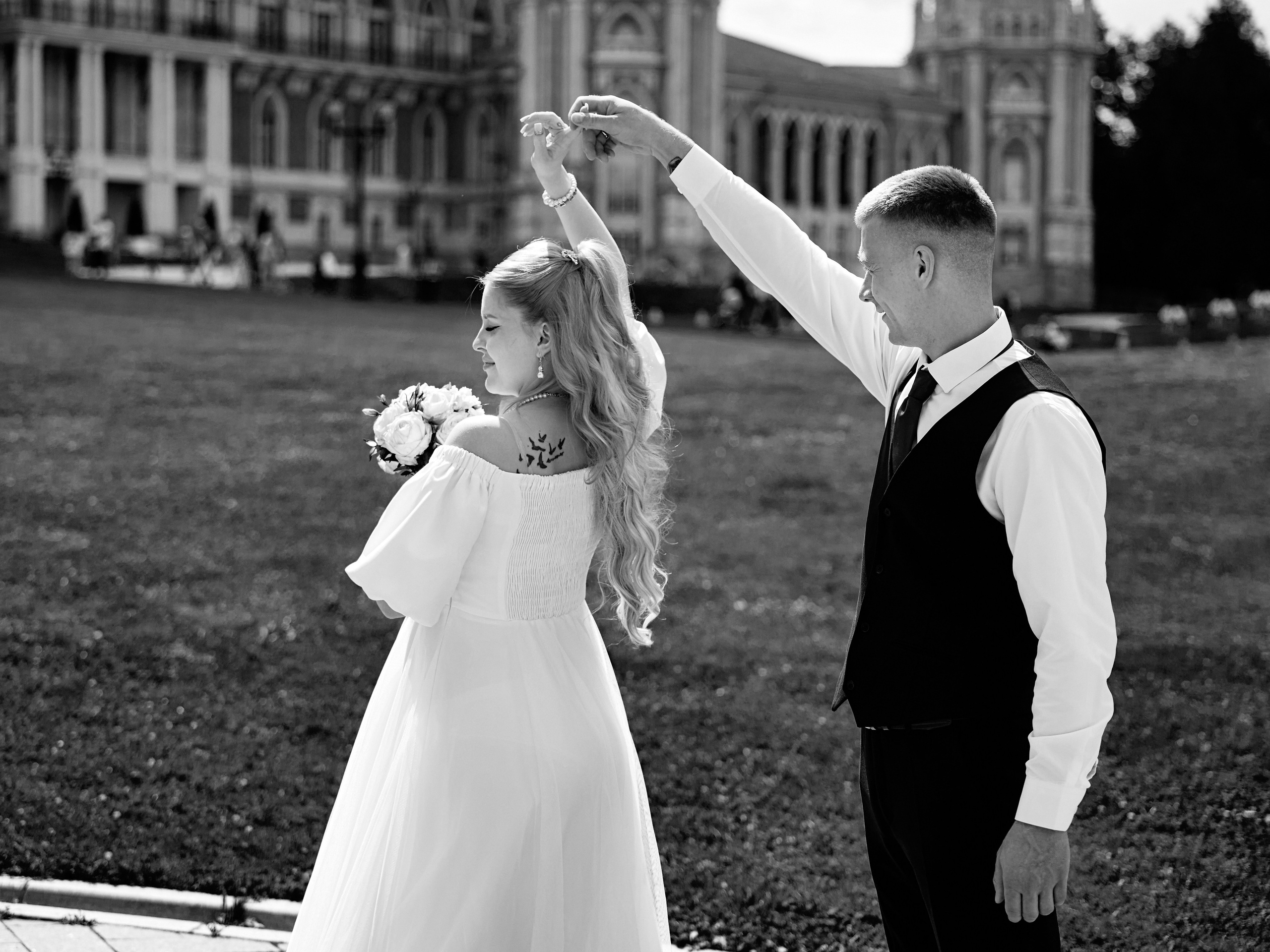 Свадебная фотосессия в Царицыно