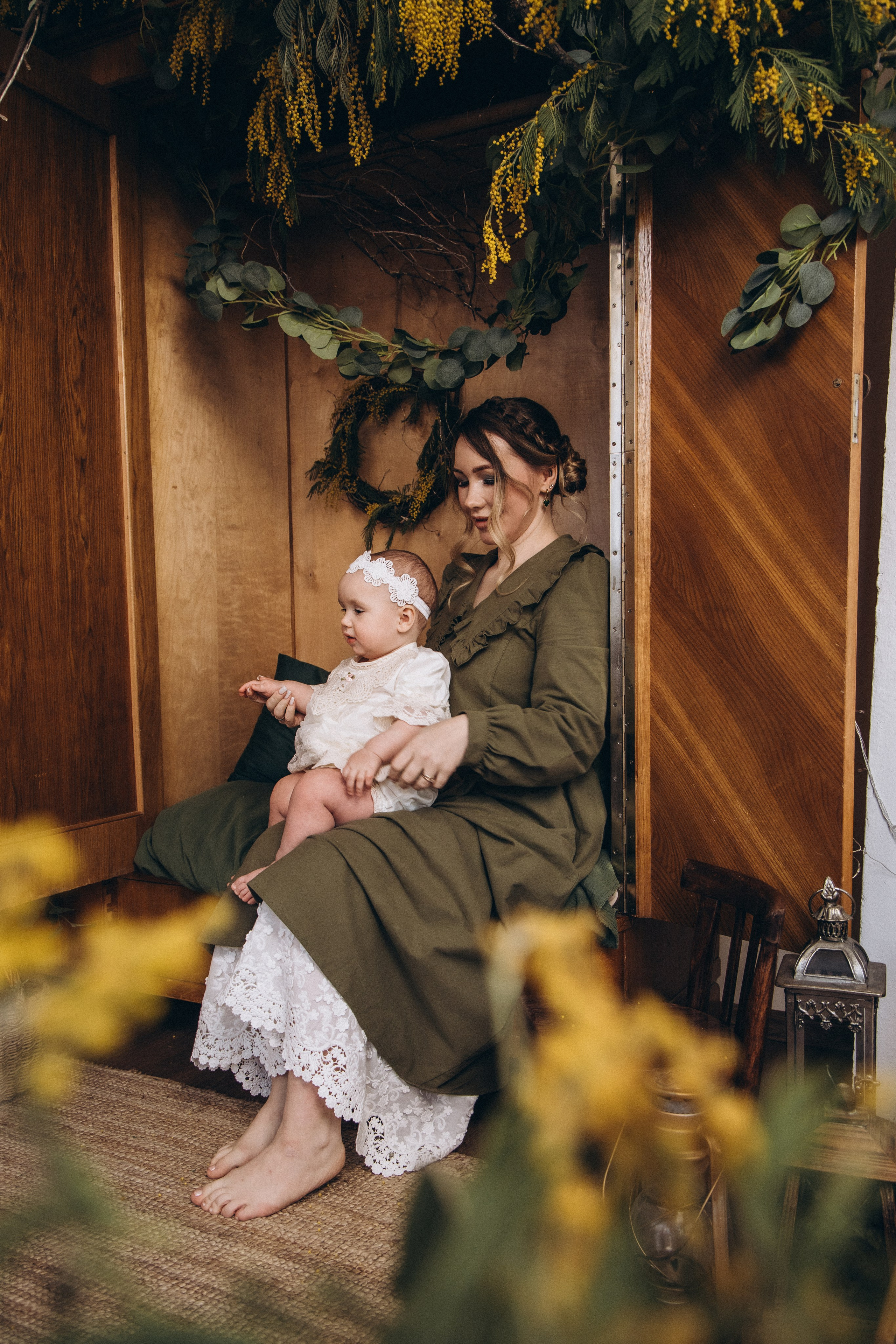 Юлия с семьёй